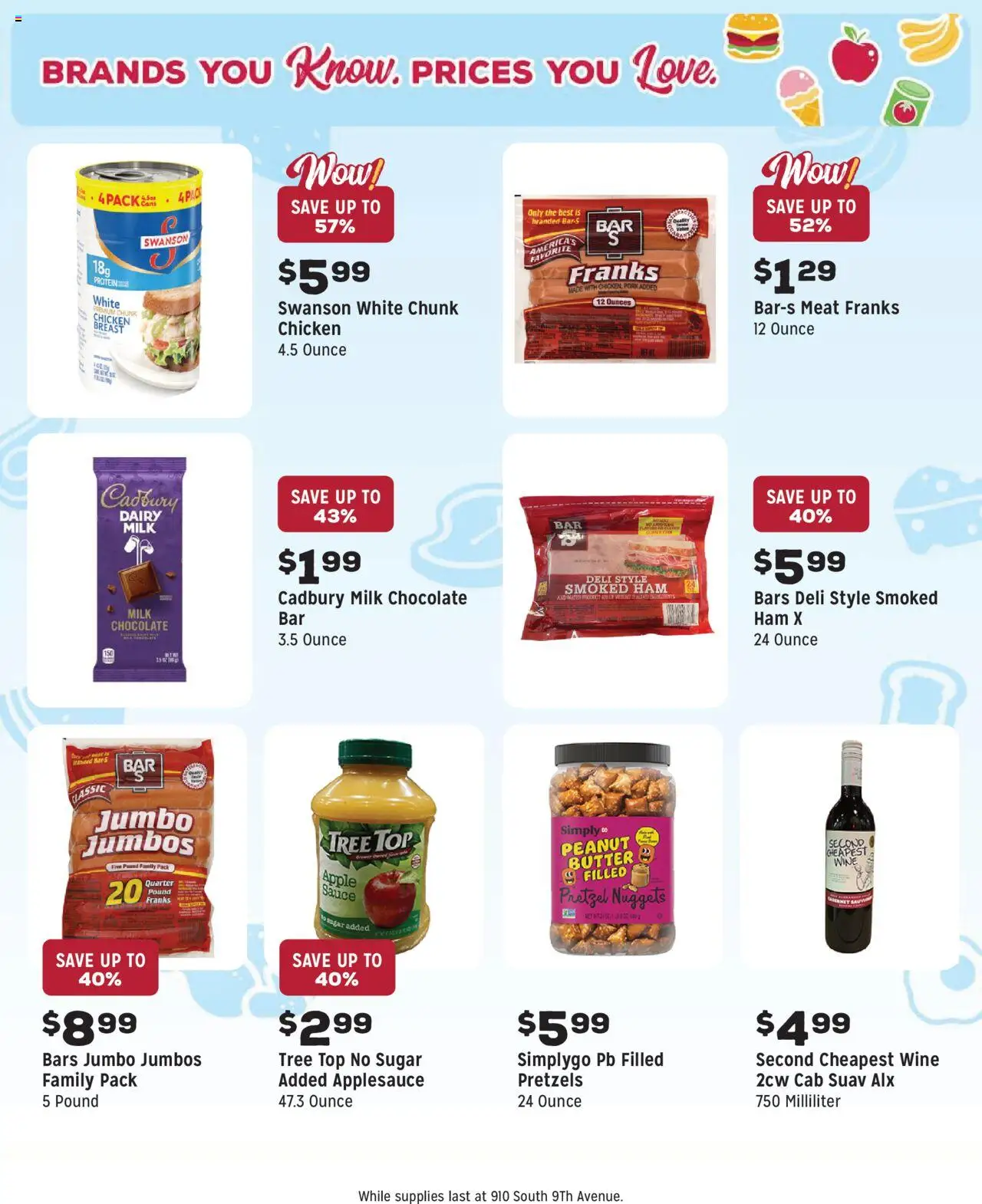 Grocery Outlet Weekly Ad - valid from 13.08.2025 | Page: 9 | Products: Milk, Ham, Wine, Sugar