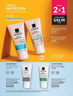 Vista previa de folleto Avon catálogo - Campaña 04 de la Avon válido desde 20.02.2026 | Página: 113 | Productos: Protector solar, Empaque