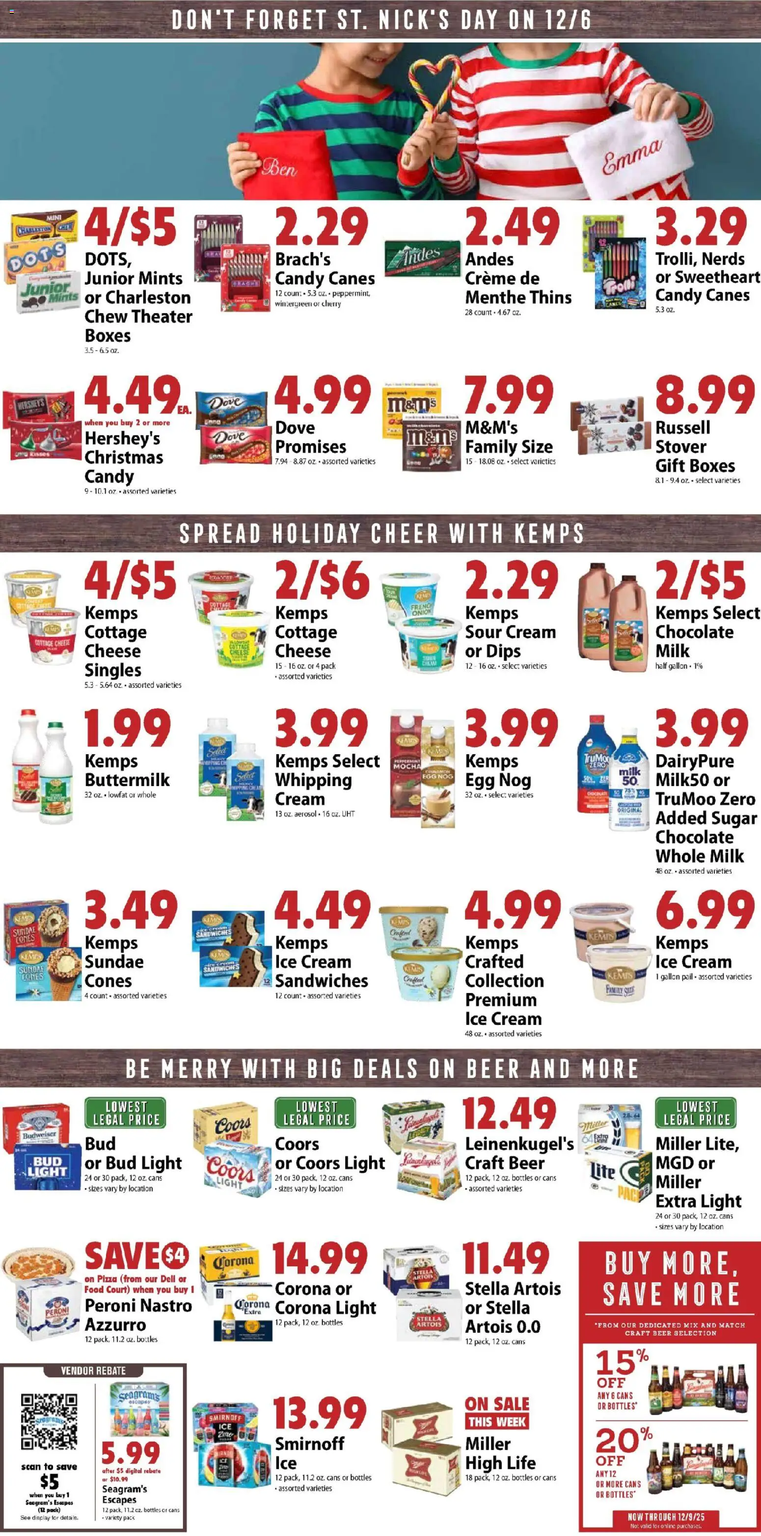 Festival Foods Weekly Ad - valid from 03.12.2025 | Page: 7 | Products: Pizza, Sour cream, Cream, Ice cream