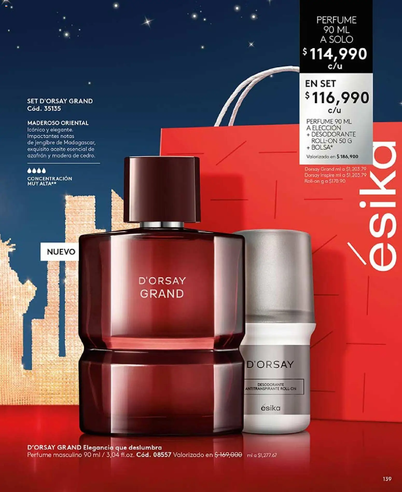 Ésika revista - valida desde el 03.11.2025 | Página: 151 | Productos: Perfume, Desodorante, Aceite