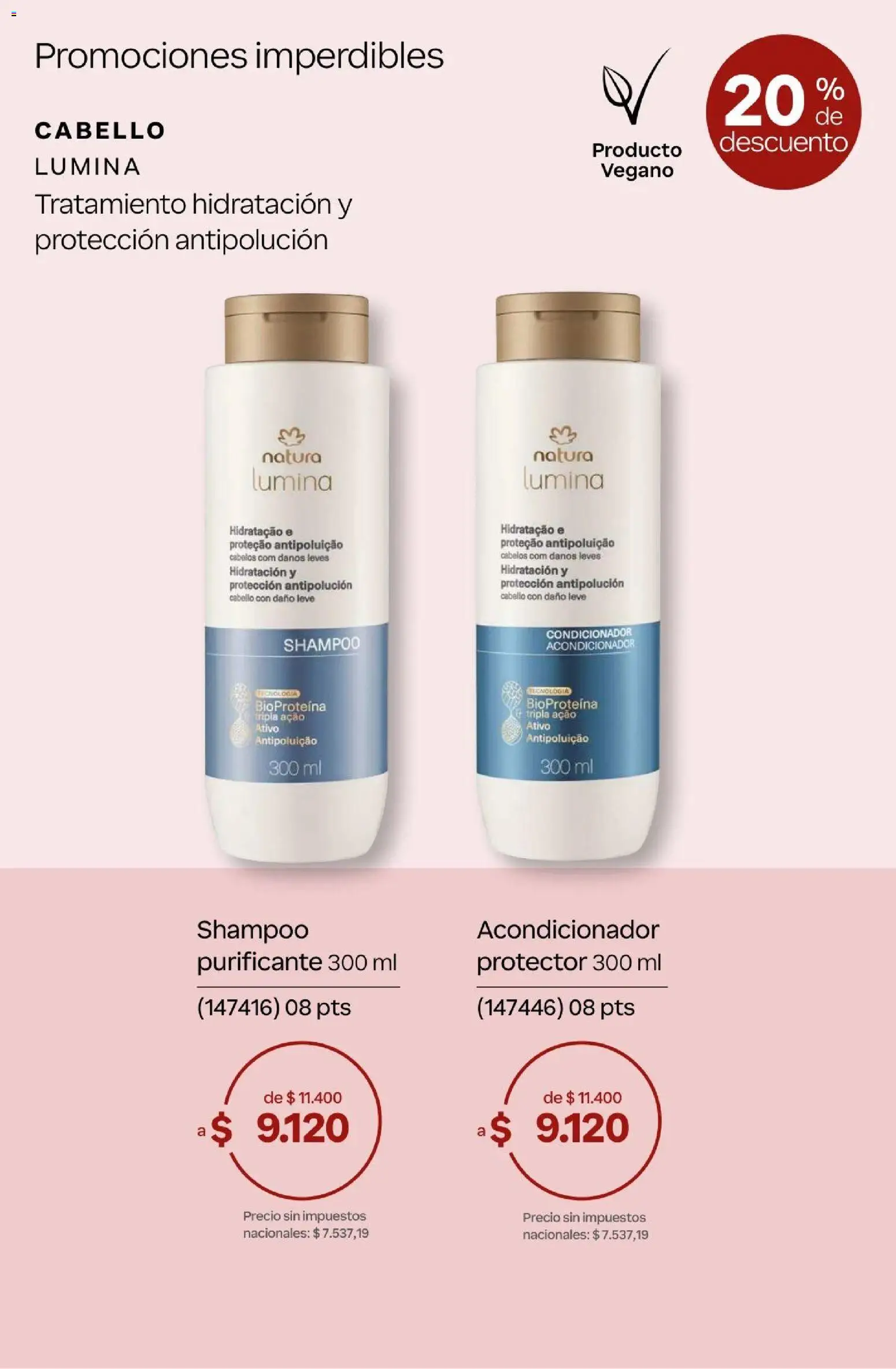 Natura Catálogo Ciclo 4/2026 │ válido desde el 01.04.2026 | Página: 62 | Productos: Shampoo, Acondicionador