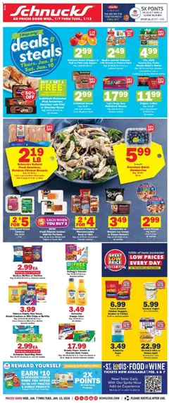 Preview of Schnucks weekly ads valid from 07.01.2026