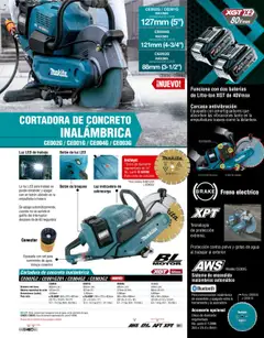 Nuevas ofertas de Makita válidas en toda la República Mexicana desde el 04.09.2025. ¡Encuentra las mejores ofertas en Makita - Catálogo! | Página: 31 | Productos: Agua, Conector, Disco, Polvo