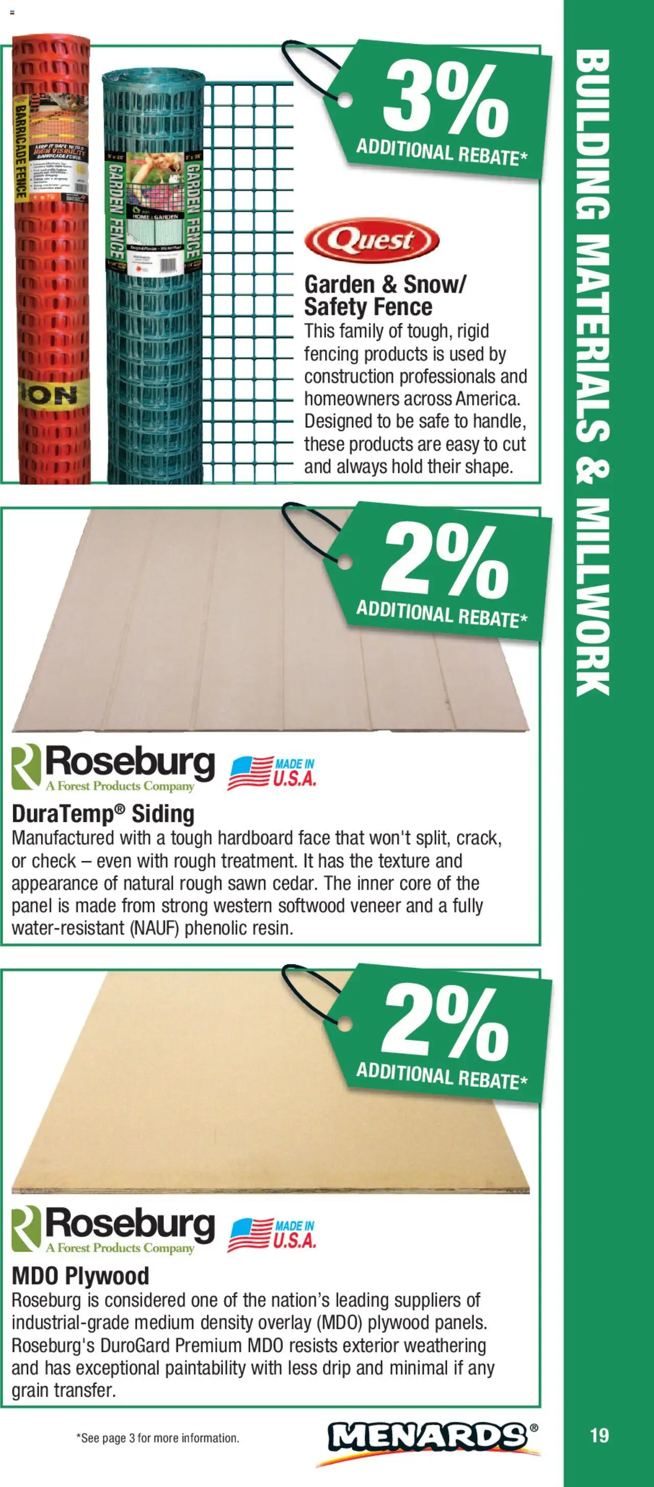 Menards Contractor Catalog - valid from 01.01.2025 | Page: 19 | Products: Safe