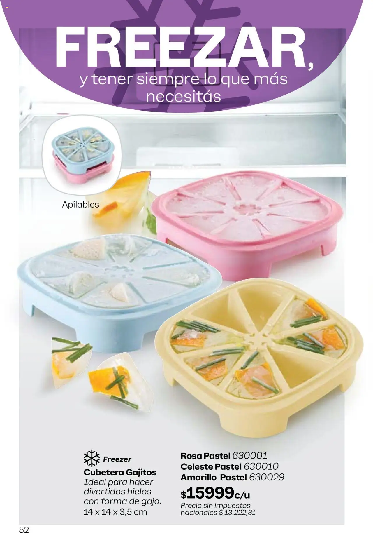 Tupperware Folleto │ válido desde el 08.09.2025 | Página: 53 | Productos: Freezer, Cubetera