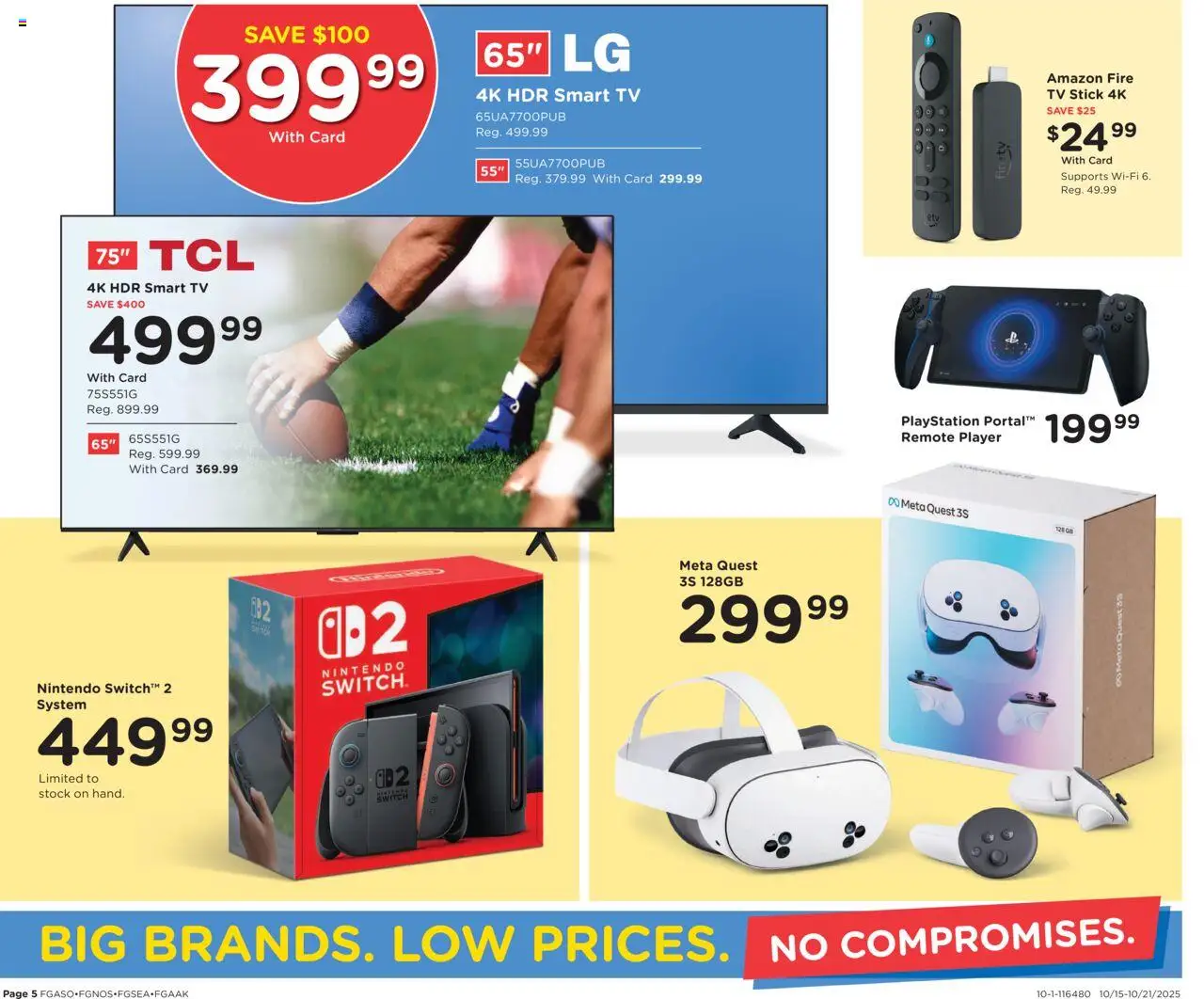 Fred Meyer Home & Apparel - valid from 15.10.2025 | Page: 6 | Products: Switch, Tv, Player, Nintendo