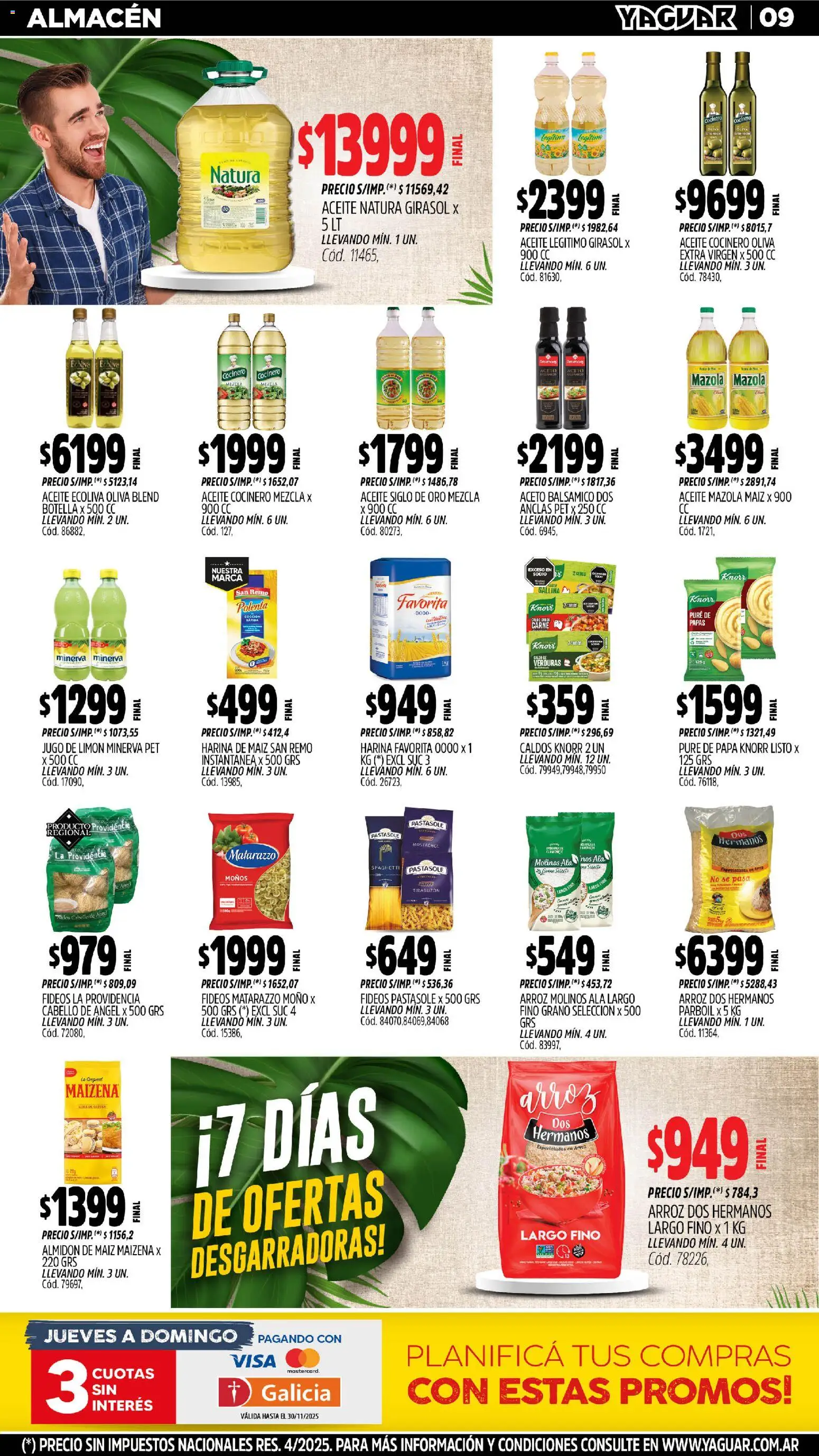Yaguar - Mar del Plata │ válido desde el 03.11.2025 | Página: 11 | Productos: Botella, Moño, Aceto, Limón
