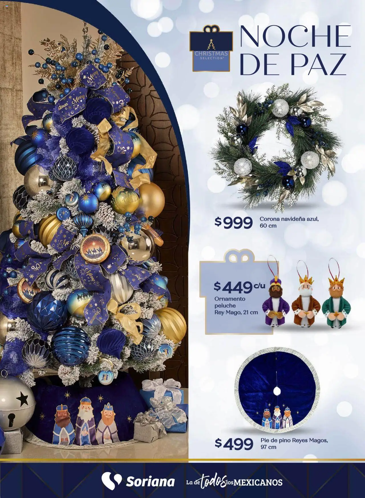 Nuevas ofertas de Soriana válidas en toda la República Mexicana desde el 25.09.2025. ¡Encuentra las mejores ofertas en Soriana - Decoración Navideña Híper Nacional! | Página: 9