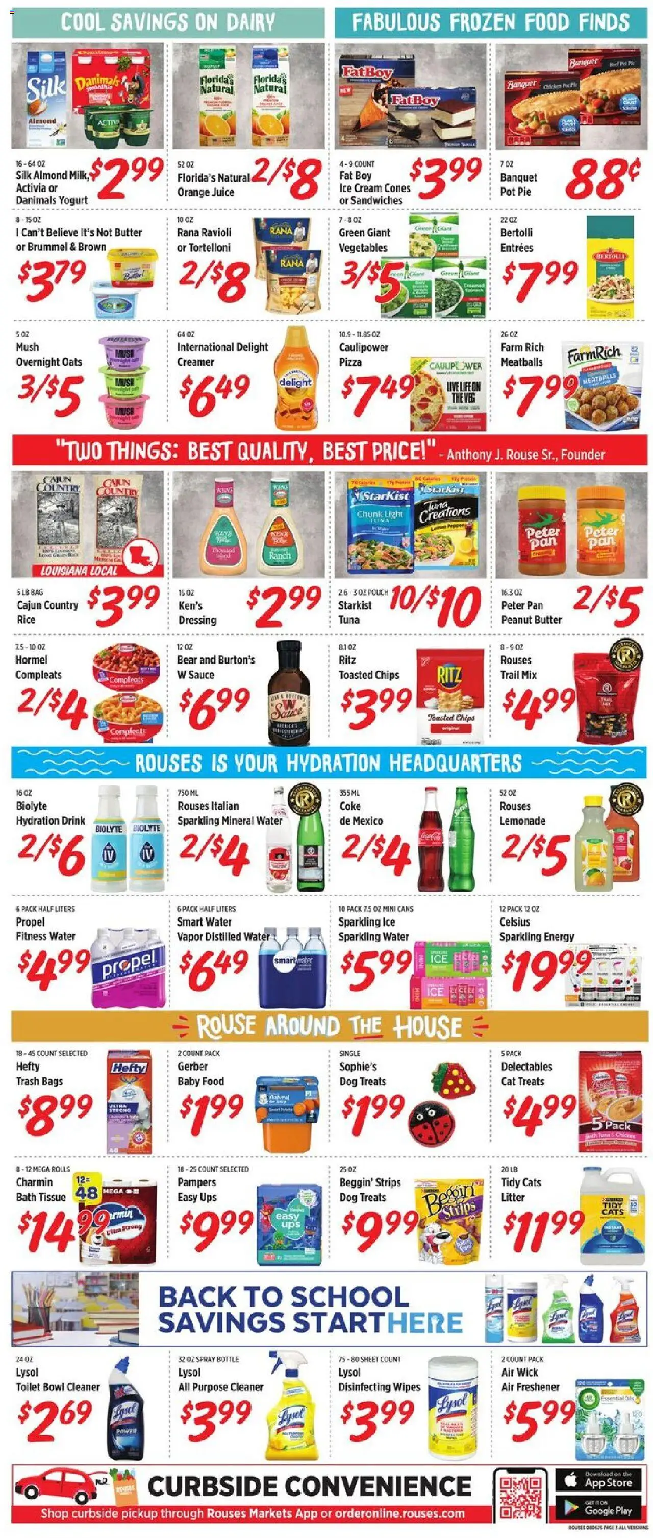Rouses Weekly Ad - valid from 06.08.2025 | Page: 5 | Products: Butter, Lemon, Sheet, UPS