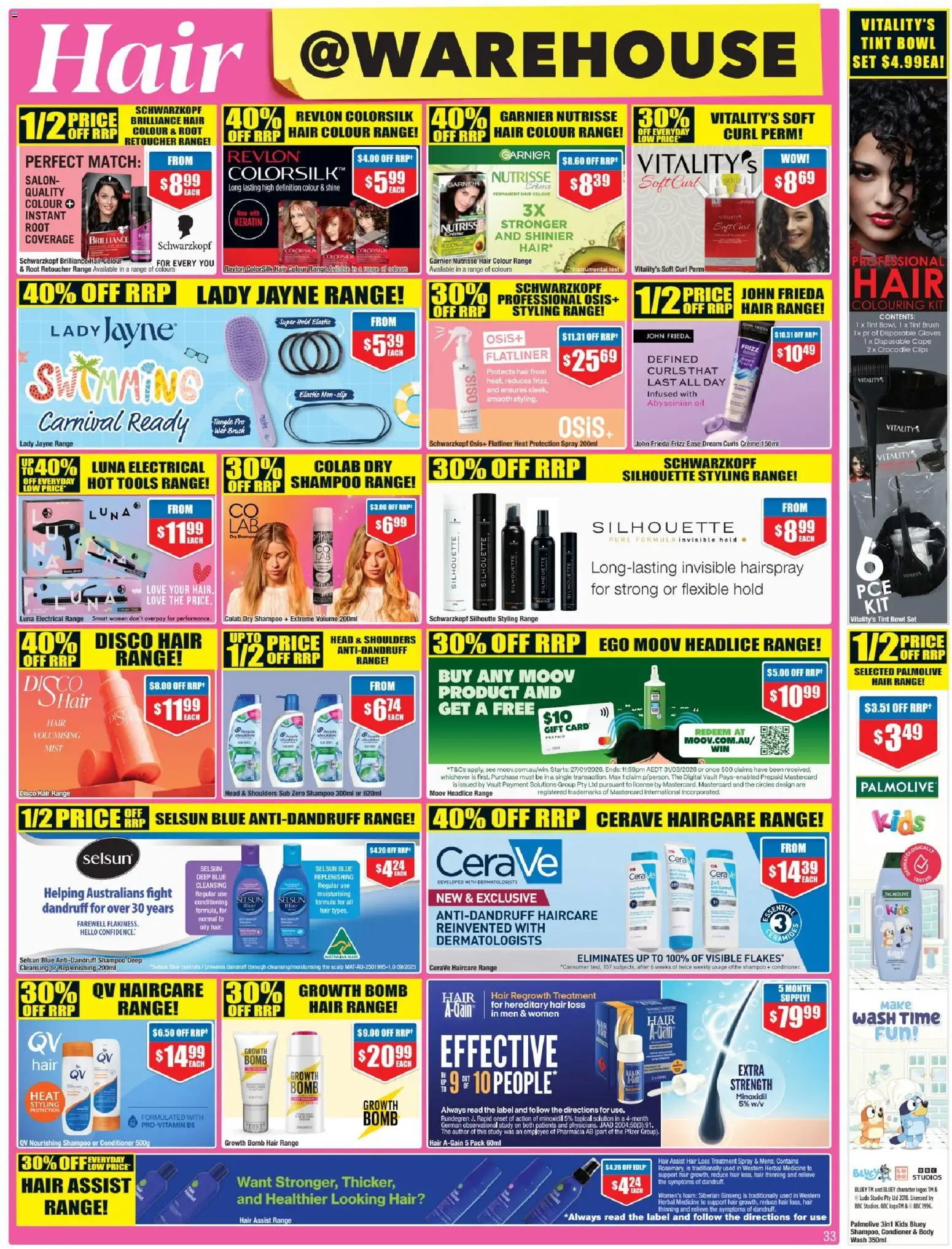 Chemist Warehouse catalogue - valid from 26.02.2026 | Page: 33 | Products: Shampoo, Herbal, Tools, Treatment