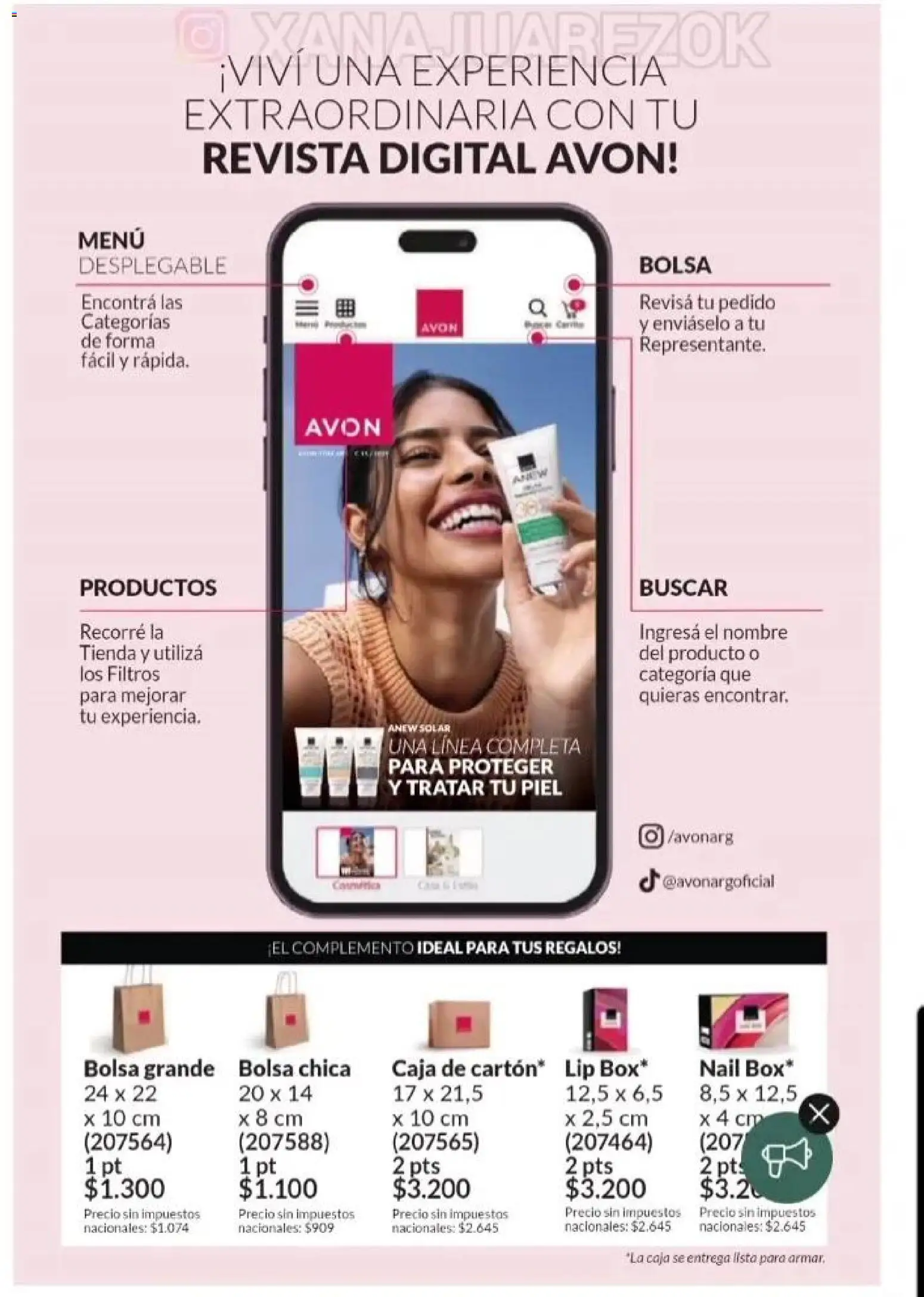 Catálogo AVON Campaña 15/2025 │ válido desde el 23.10.2025 | Página: 2 | Productos: Bolsa, Caja