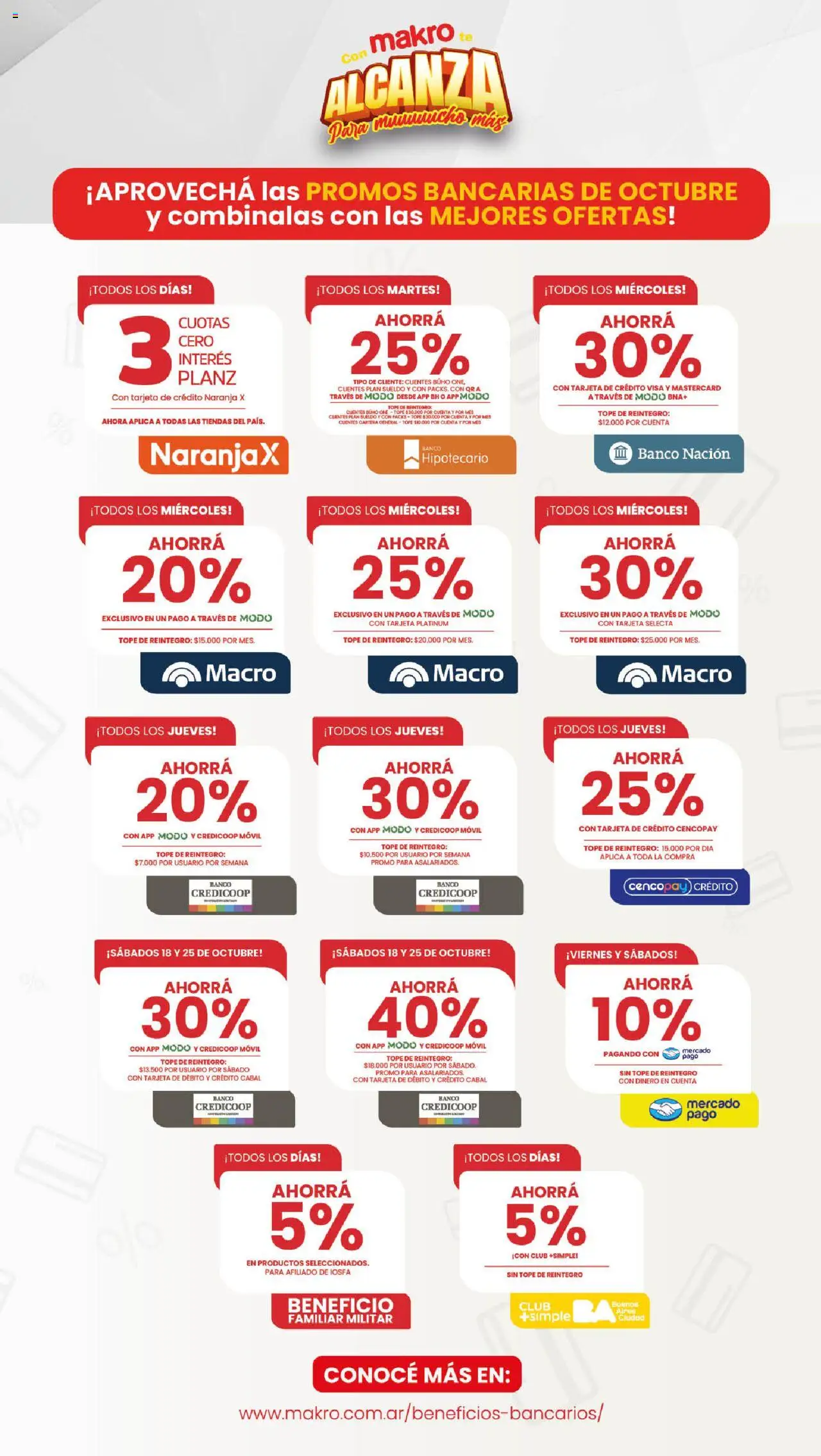 Makro ofertas │ válido desde el 09.10.2025 | Página: 3 | Productos: Movil, Cartera, Banco, General