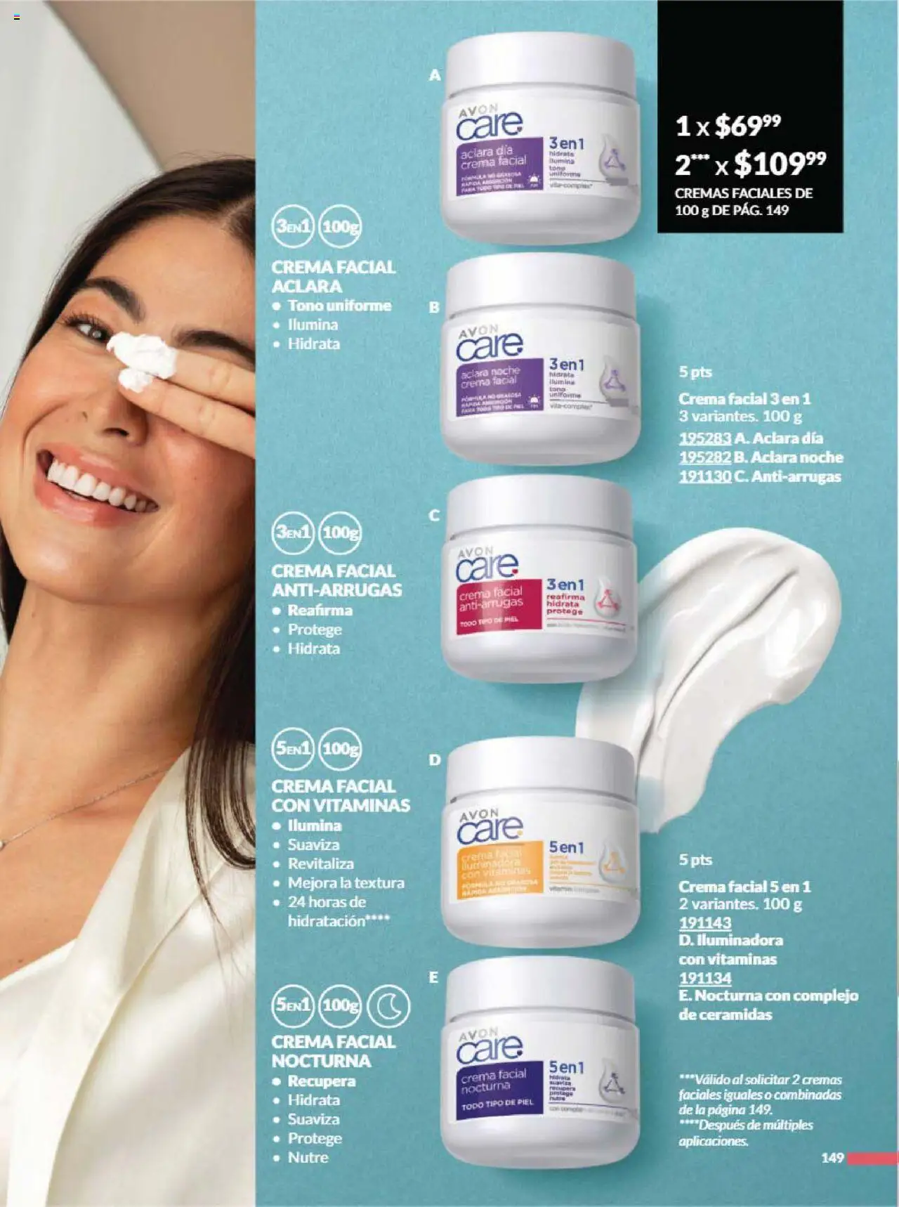 Nuevas ofertas de AVON válidas en toda la República Mexicana desde el 09.08.2025. ¡Encuentra las mejores ofertas en AVON - Campaña 13 2025! | Página: 158 | Productos: Crema, Vitaminas