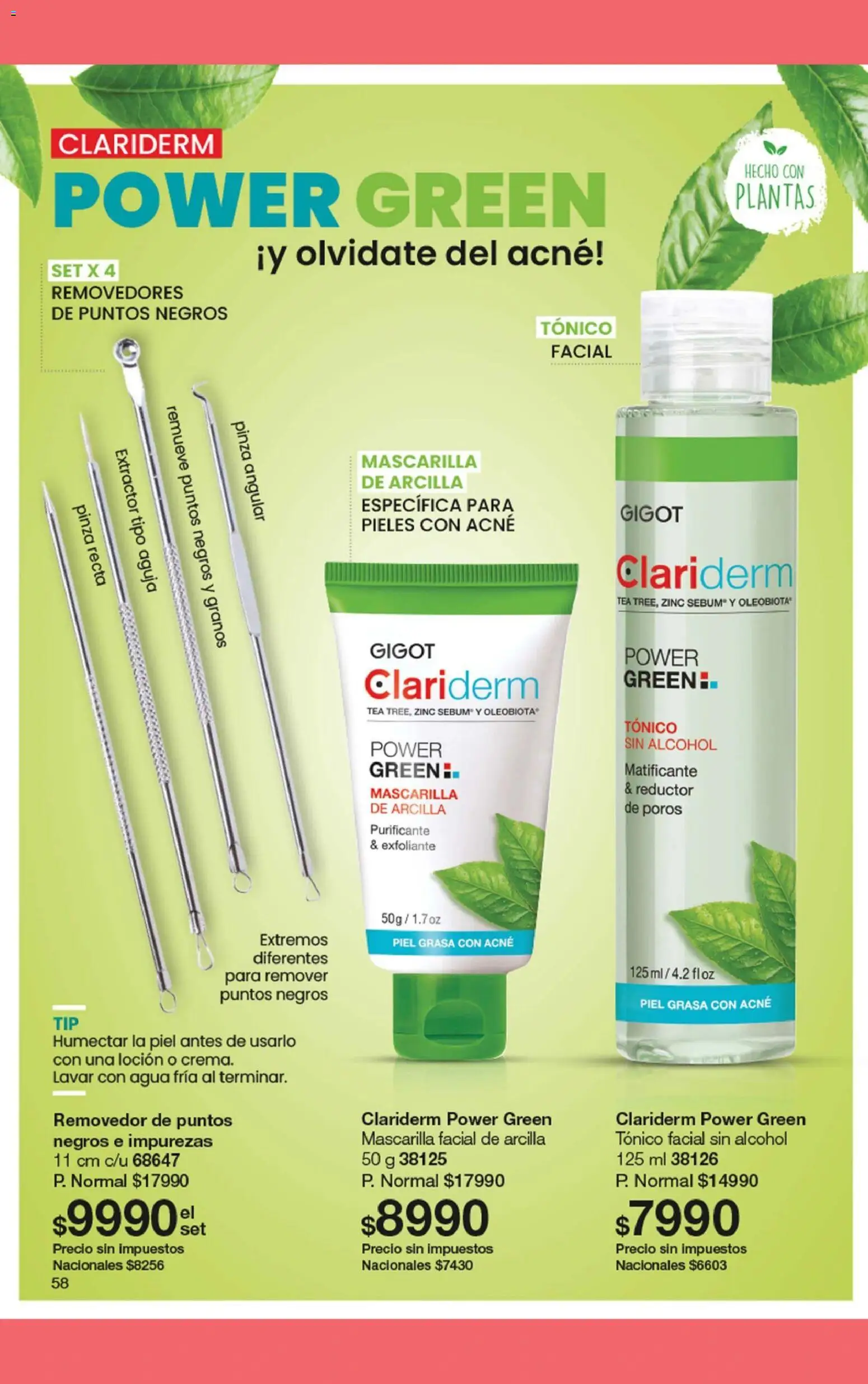 Gigot - CAMPAÑA 01 │ válido desde el 01.01.2026 | Página: 70 | Productos: Mascarilla, Pinza, Loción, Agua