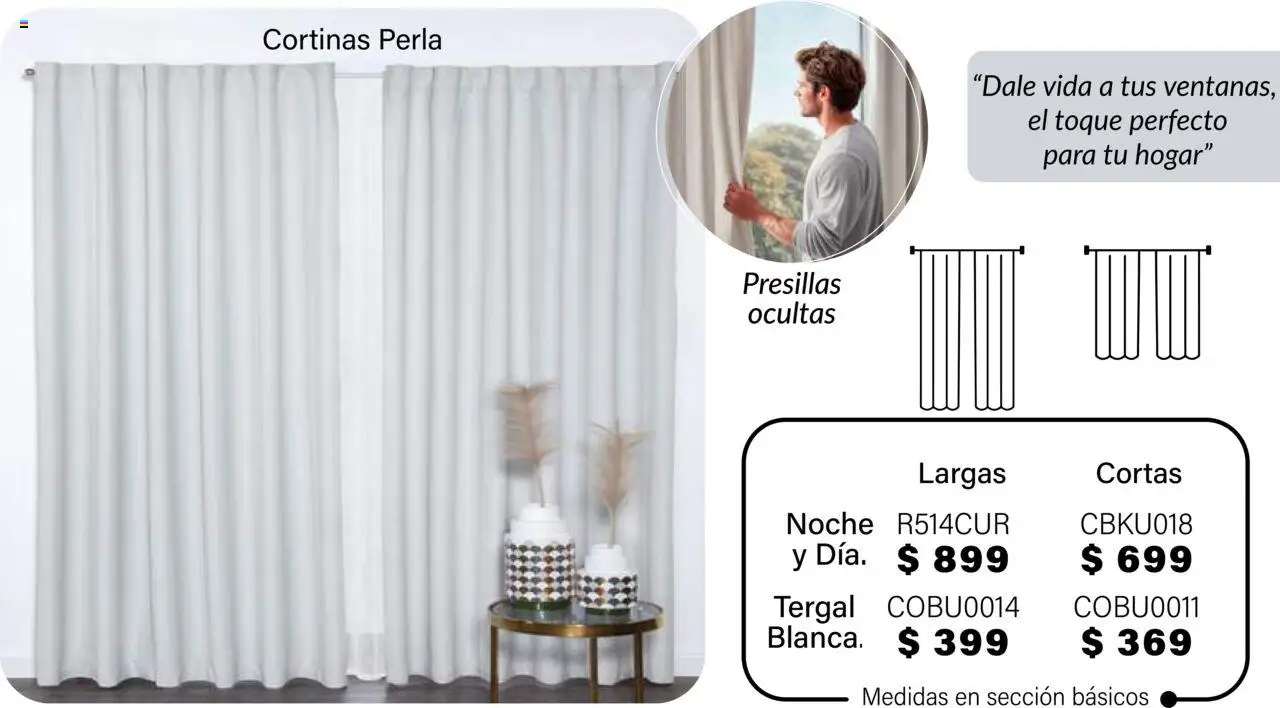 Nuevas ofertas de Colchas Concord válidas en toda la República Mexicana desde el 01.08.2025. ¡Encuentra las mejores ofertas en Colchas Concord - Catálogo! | Página: 387 | Productos: Cortinas