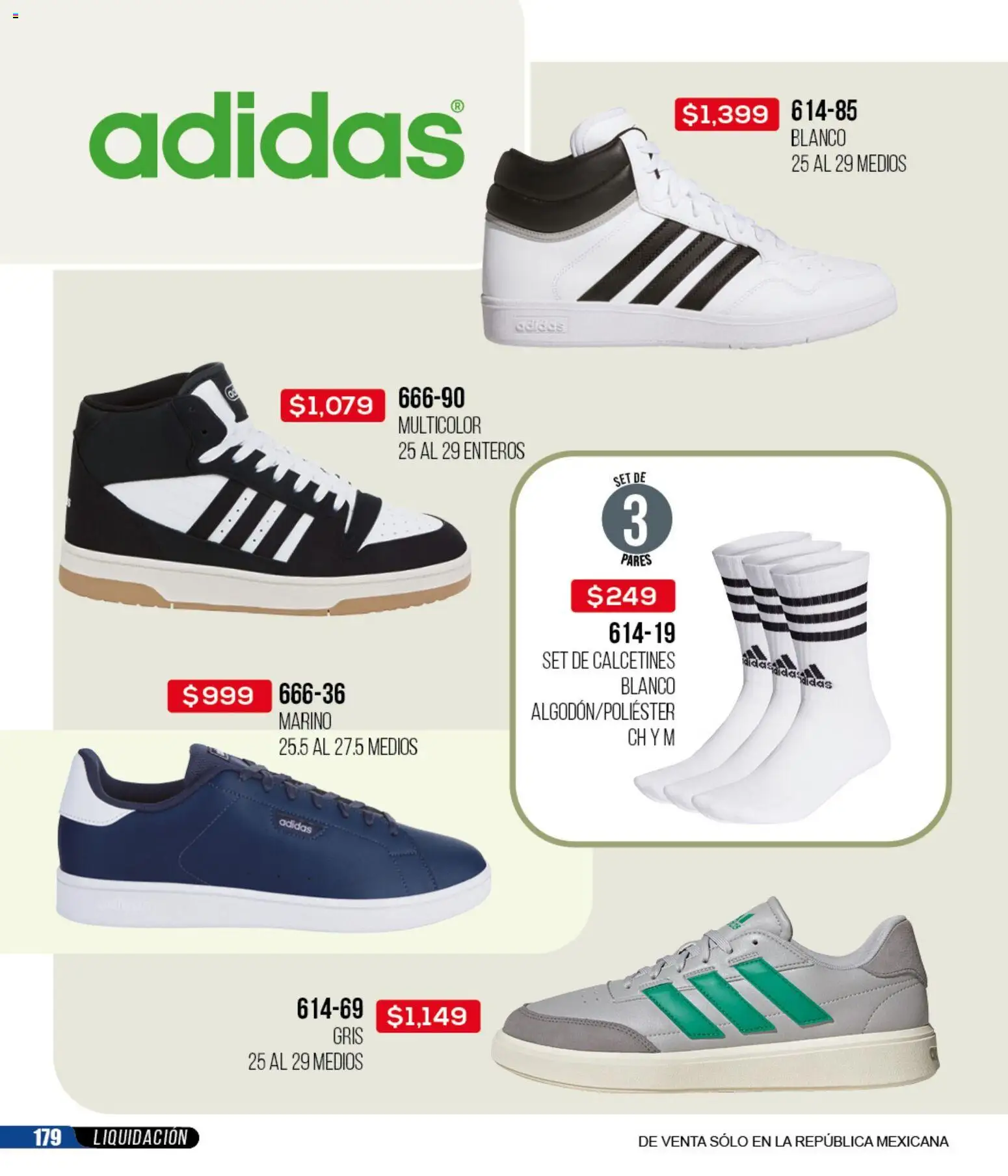 Nuevas ofertas de Cklass válidas en toda la República Mexicana desde el 18.03.2026. ¡Encuentra las mejores ofertas en Cklass catálogo Liquidación total calzado! | Página: 180