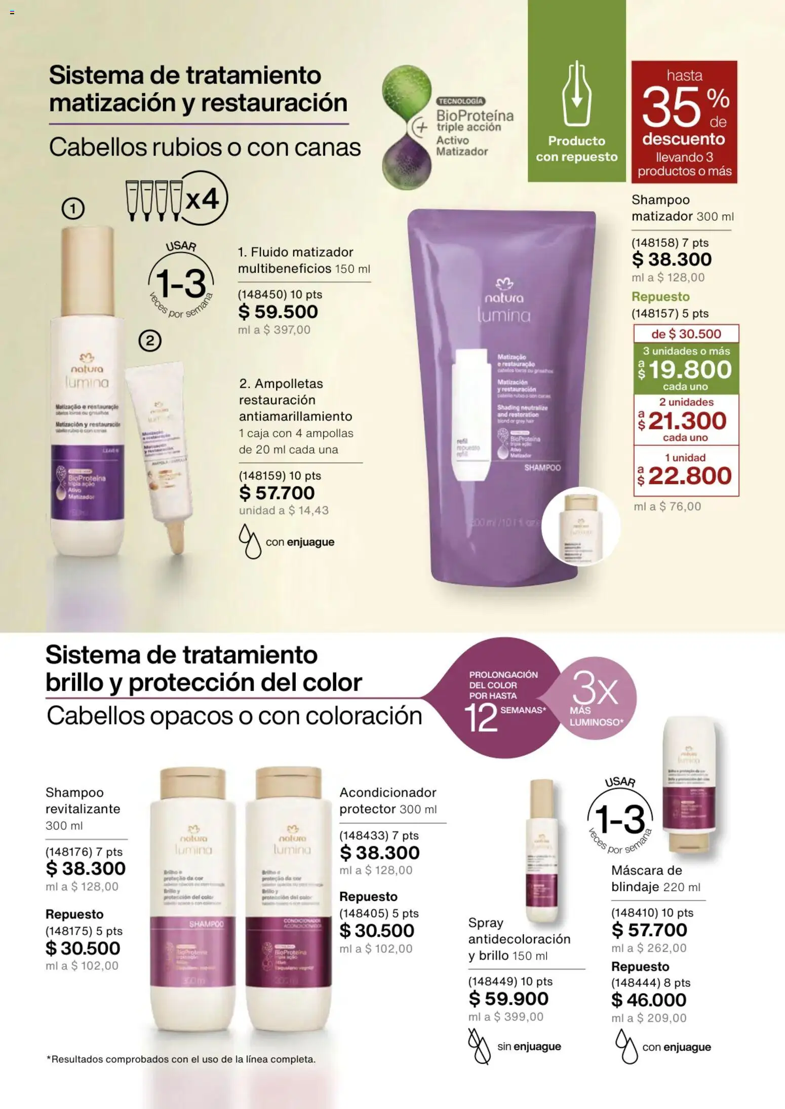 Natura revista - valida desde el 02.01.2026 | Página: 132 | Productos: Shampoo, Caja, Máscara, Acondicionador
