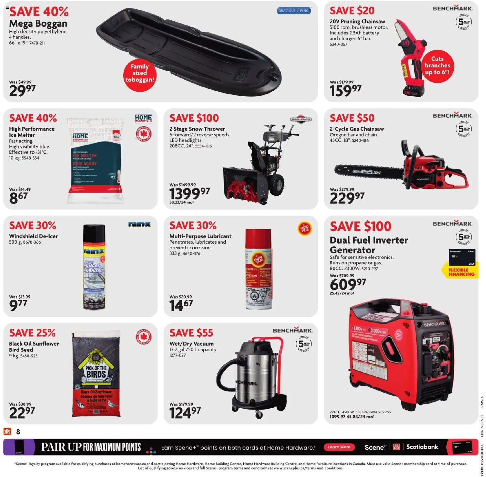 Home Hardware flyer valid from 15.01.2026 | Page: 9 | Products: Battery, Oil