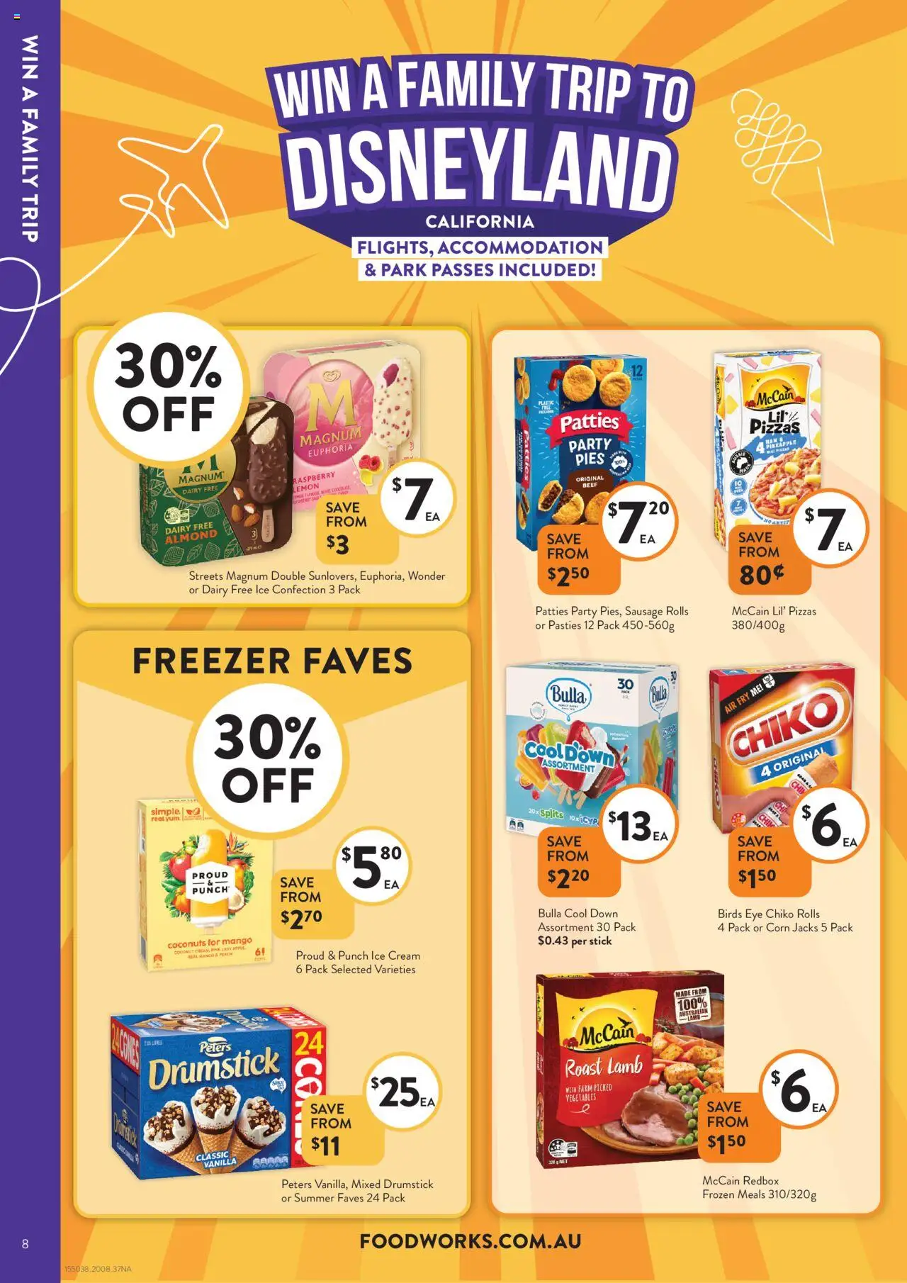 Foodworks catalogue - valid from 20.08.2025 | Page: 8 | Products: Chocolate, Ice cream, Lemon, Mango