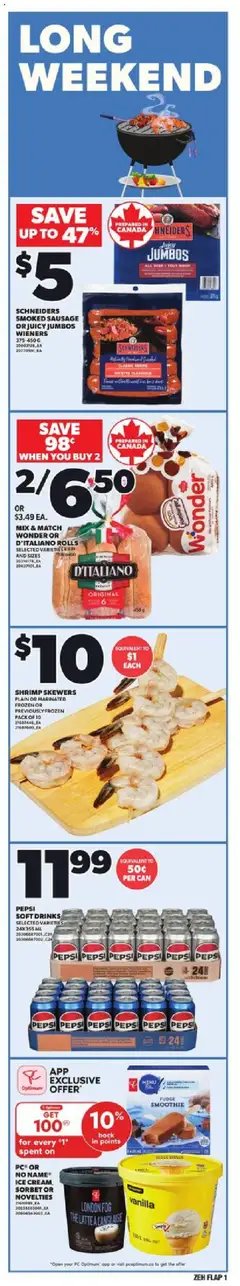 Preview of Zehrs weekly flyer / circulaire from shop Zehrs valid from 31.07.2025