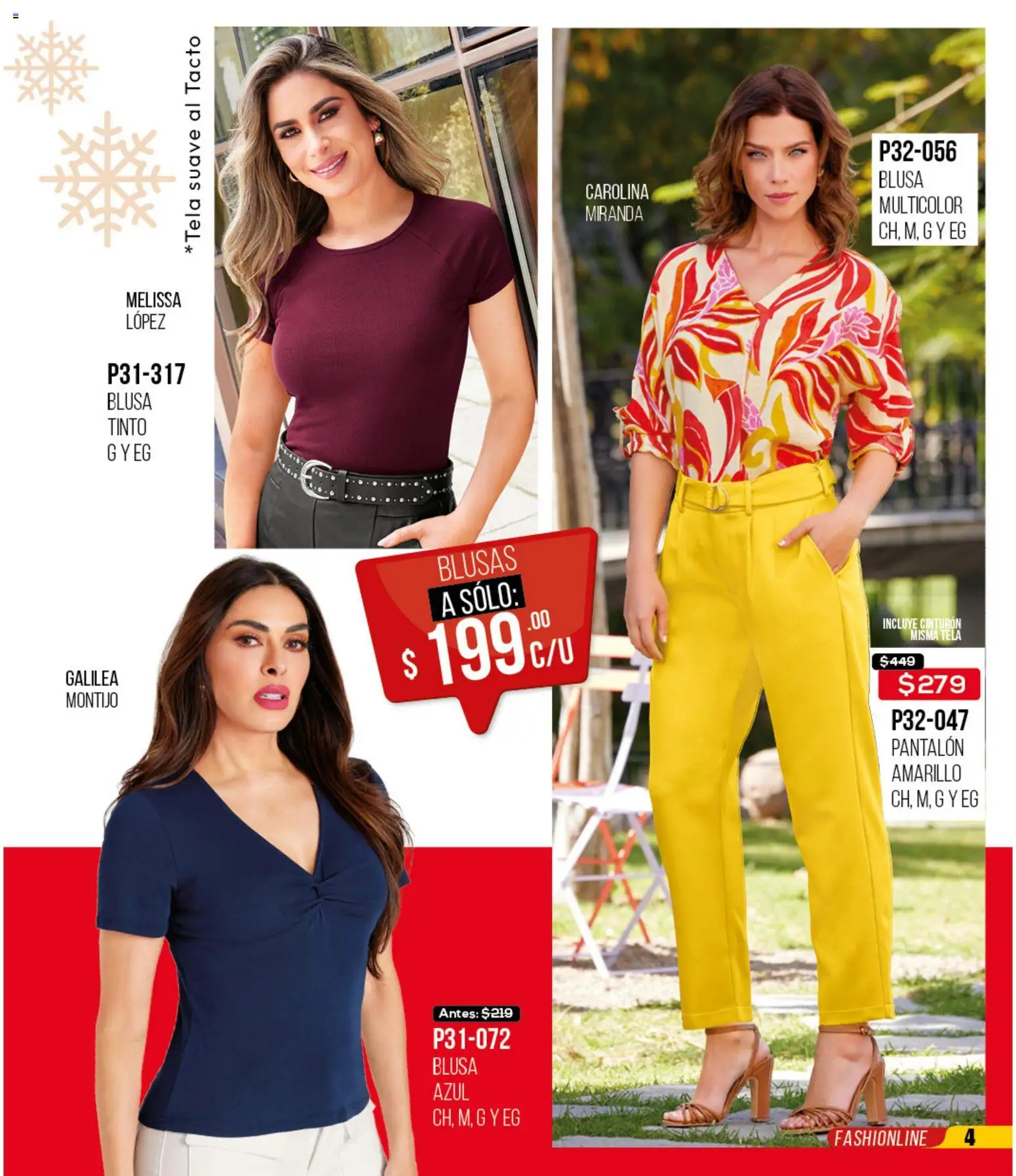 Nuevas ofertas de Cklass válidas en toda la República Mexicana desde el 30.11.2025. ¡Encuentra las mejores ofertas en Cklass catálogo Rebajas Navideñas Ropa! | Página: 5 | Productos: Blusa