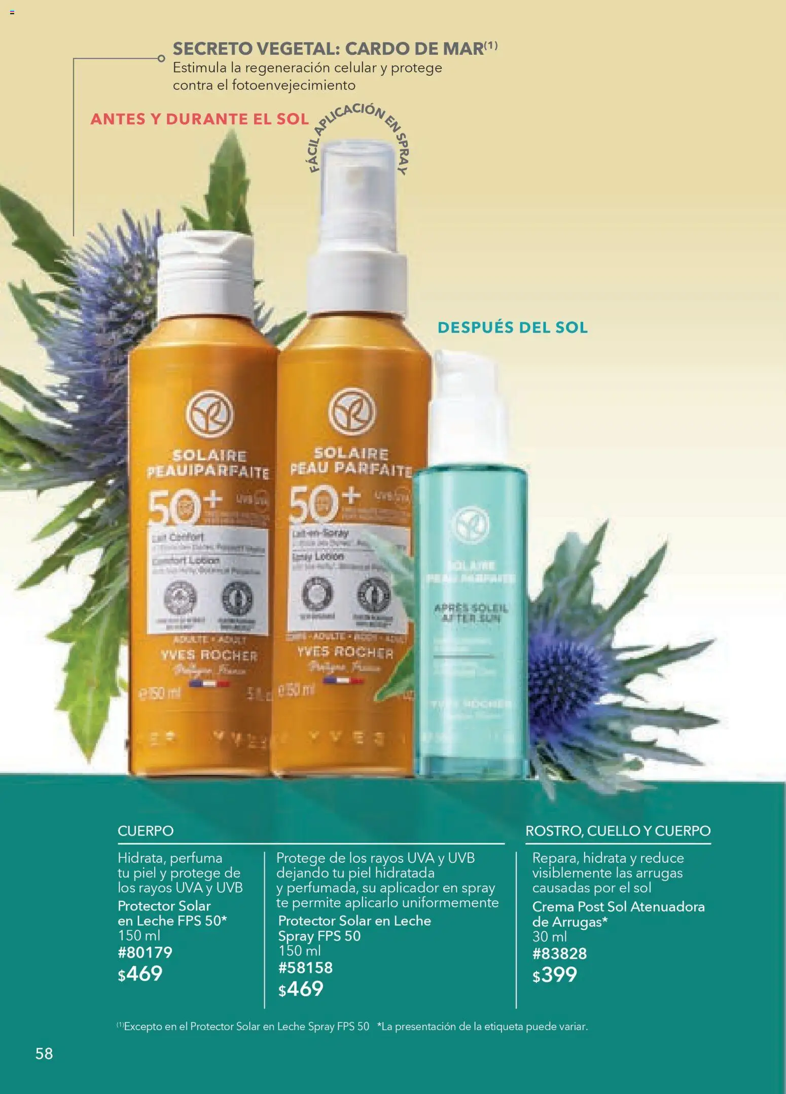 Nuevas ofertas de Yves Rocher válidas en toda la República Mexicana desde el 30.12.2025. ¡Encuentra las mejores ofertas en Yves Rocher campaña 1 2026! | Página: 60 | Productos: Crema, Uva, Té, Protector solar