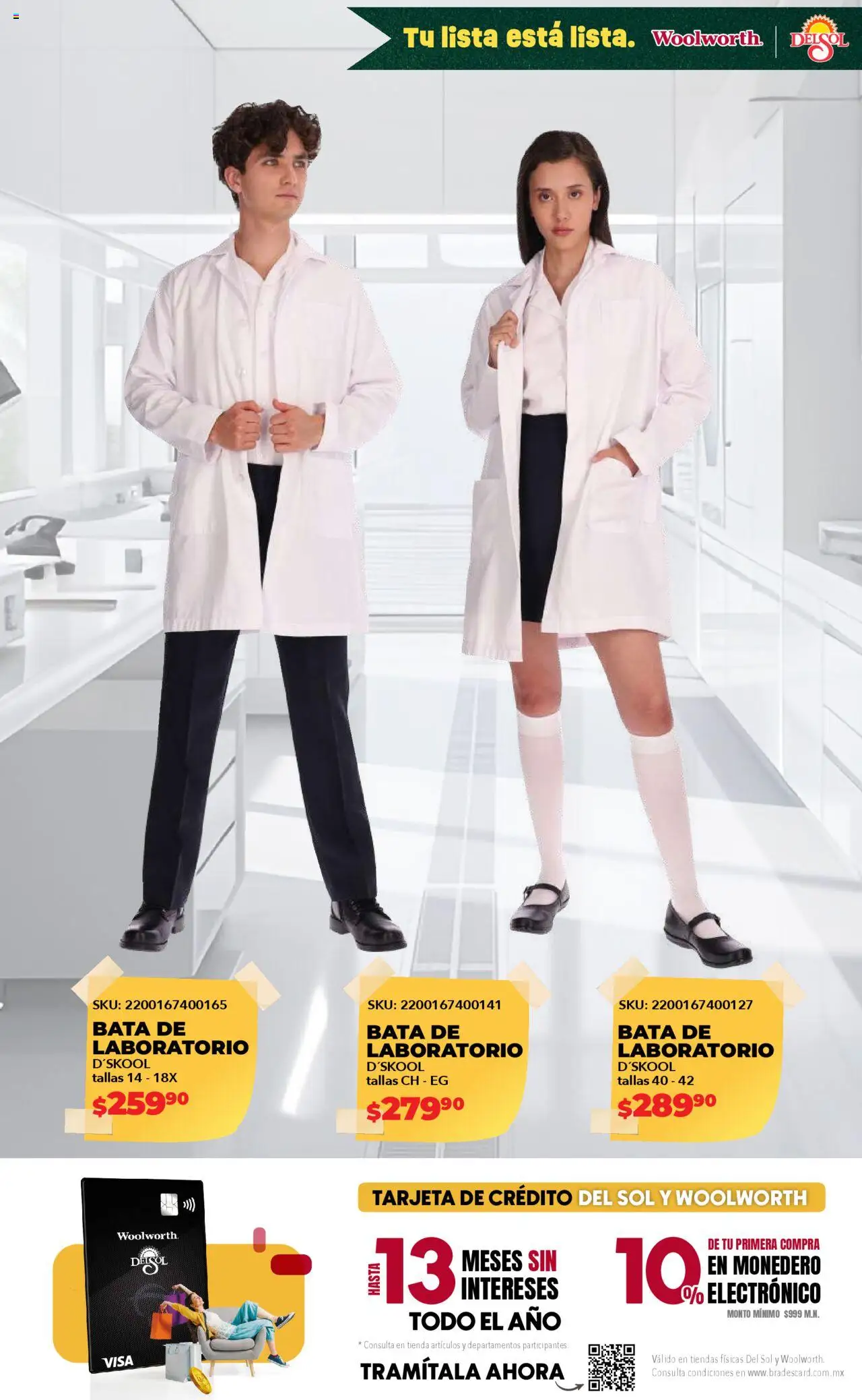 Nuevas ofertas de Del Sol y Woolworth válidas en toda la República Mexicana desde el 26.06.2025. ¡Encuentra las mejores ofertas en Del Sol y Woolworth catálogo Toda Tu Lista Está Lista En Tiendas! | Página: 76 | Productos: Monedero, Bata