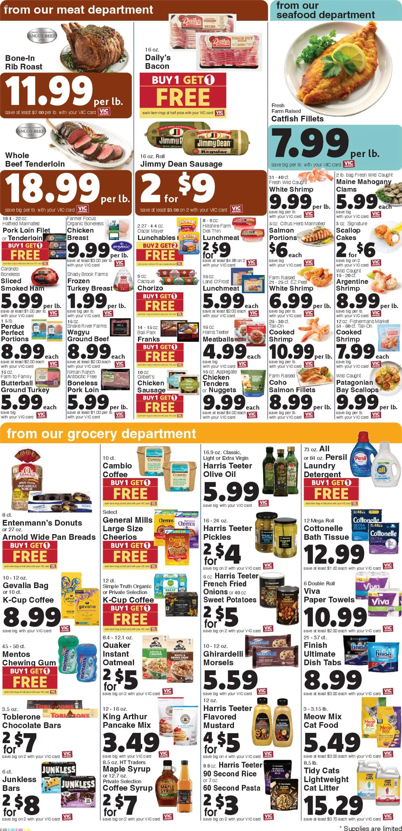Harris Teeter Weekly Ad - valid from 10.12.2025 | Page: 6 | Products: Pan, Cat Food, Cat Litter, Butter