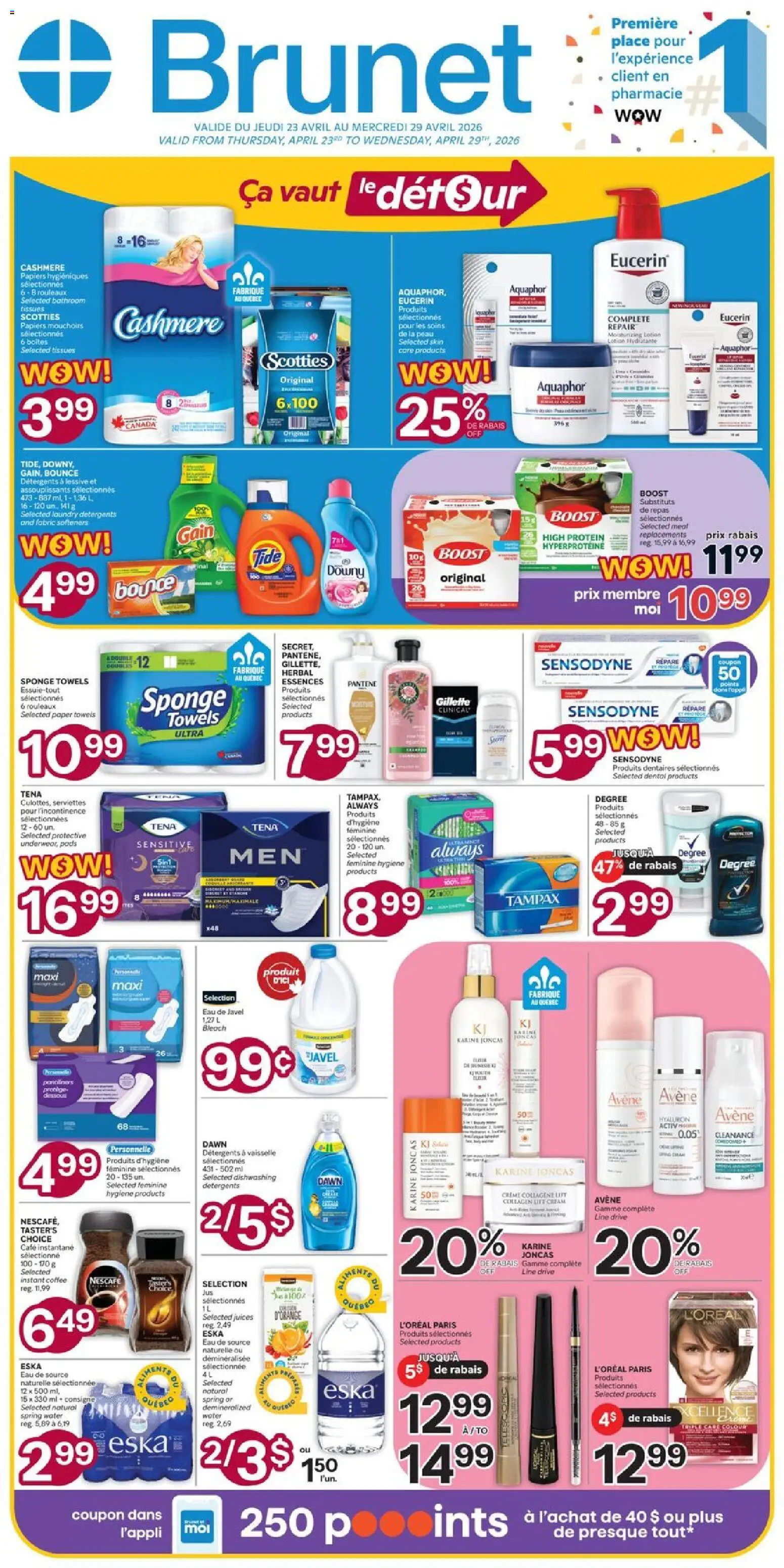 Brunet Flyer from Apr 23, 2026 - Unlock Huge Savings | Canada
