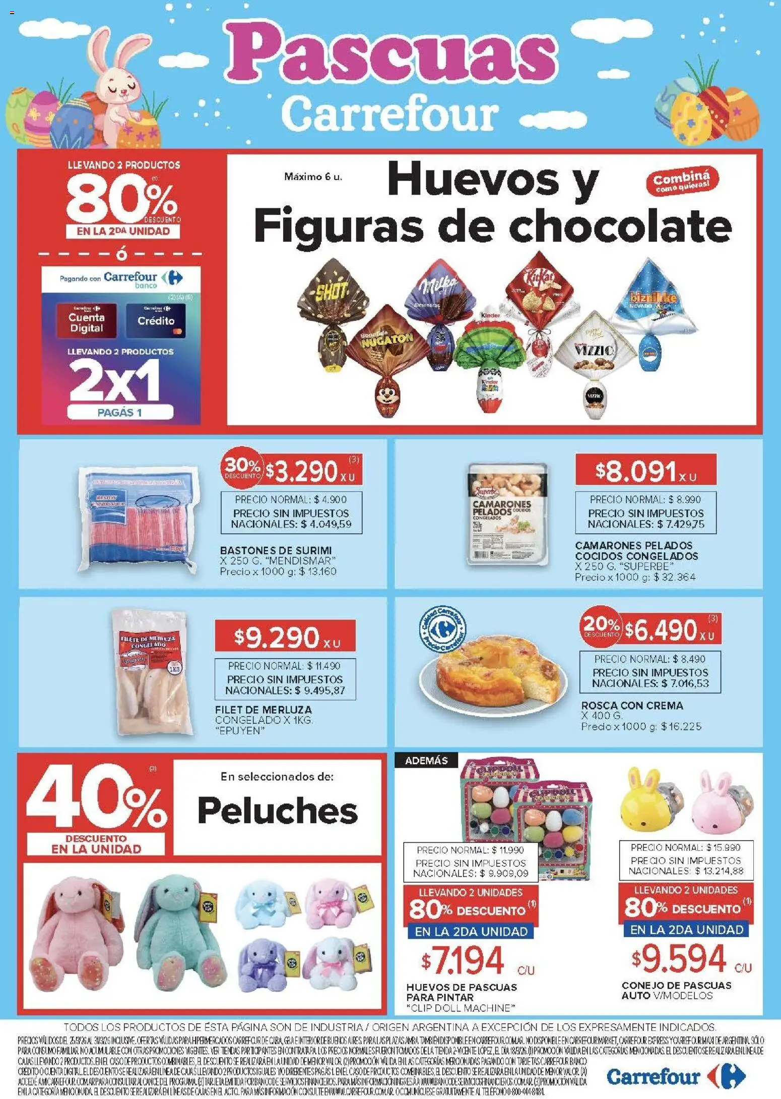 Carrefour ofertas │ válido desde el 25.03.2026 | Página: 3 | Productos: Teléfono, Caso, Banco, Crema