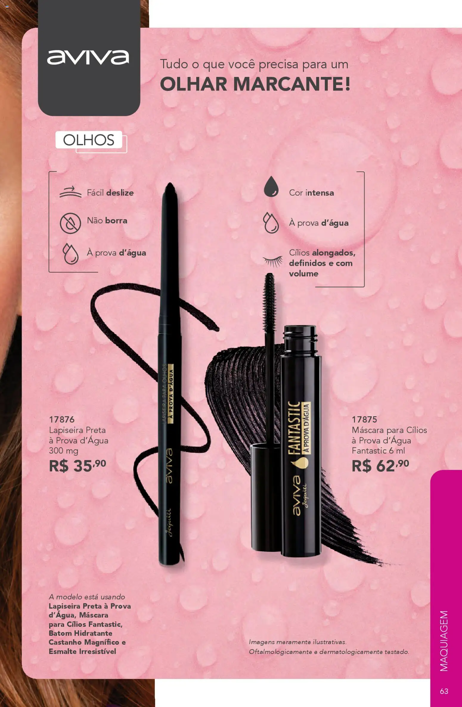 Jequiti Folheto - válido de 02.12.2025 | Página: 63 | Produtos: Maquiagem, Máscara para cílios, Batom, Lapiseira