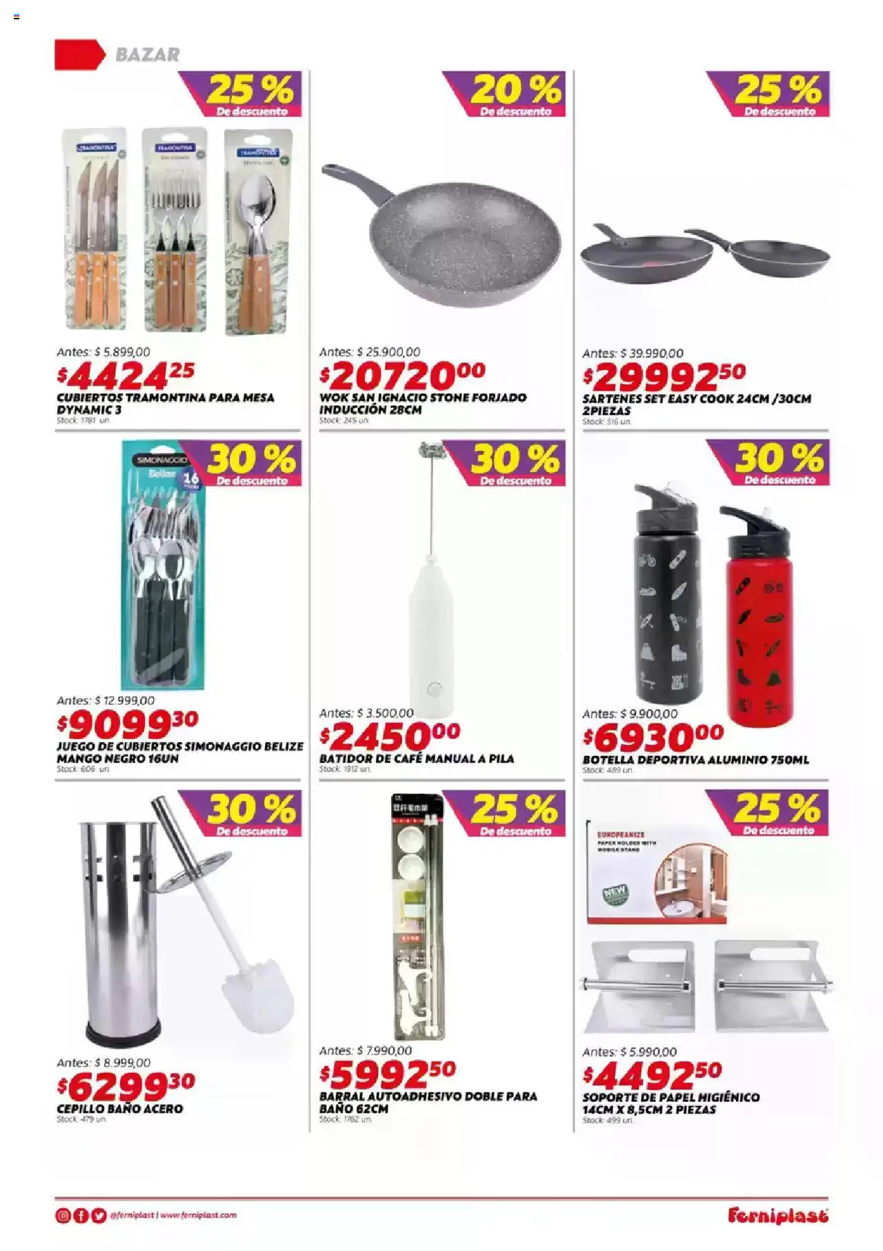 Ferniplast catálogo │ válido desde el 07.08.2025 | Página: 11 | Productos: Botella, Wok, Mango, Batidor
