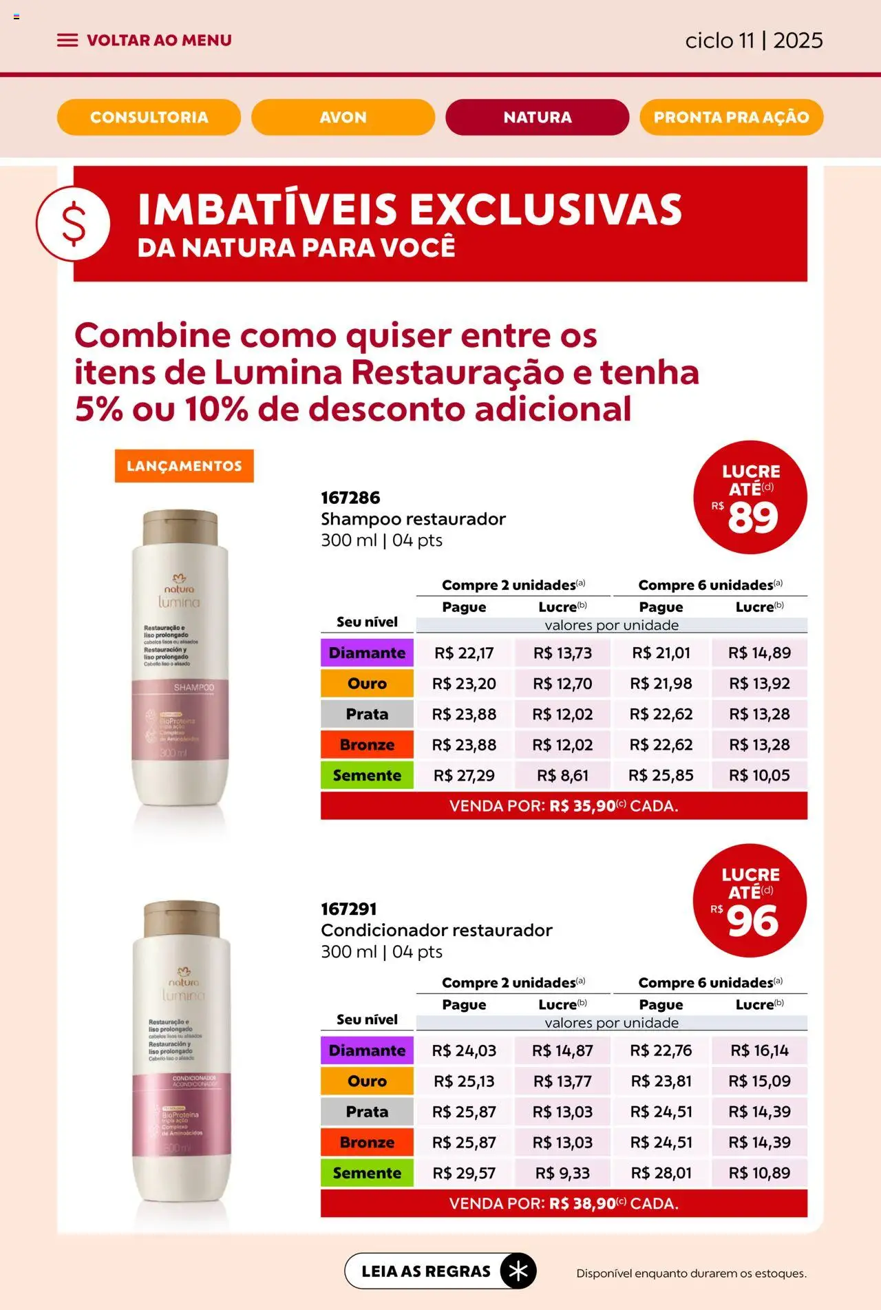 Avon Folheto - válido de 16.06.2025 | Página: 42 | Produtos: Shampoo, Condicionador