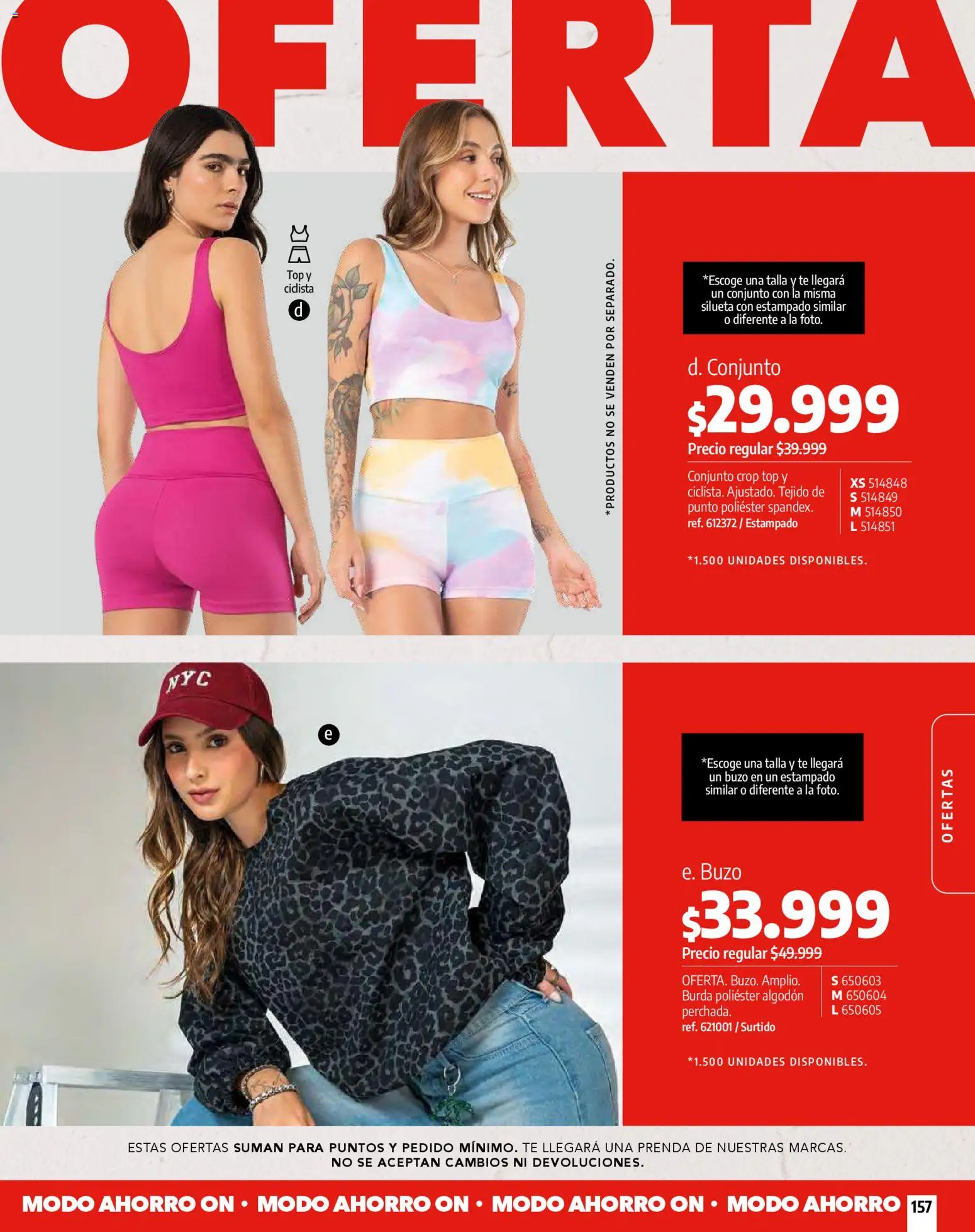 Pacifika revista - valida desde el 01.01.2026 | Página: 157 | Productos: Té, Buzo, Top, Conjunto