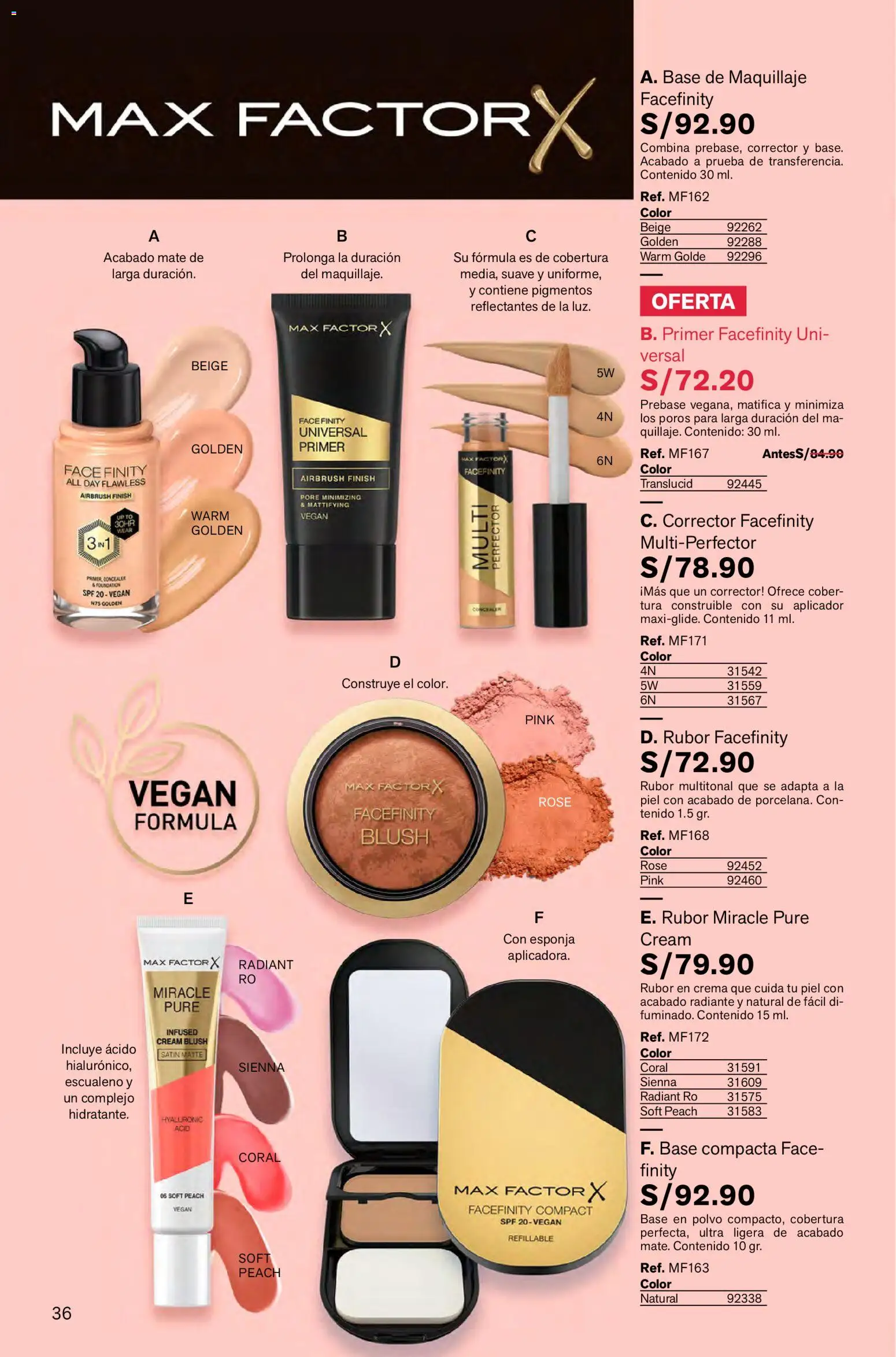 Catálogo Leonisa válido desde 26.12.2025 | Página: 36 | Productos: Crema, Corrector, Polvo, Rubor