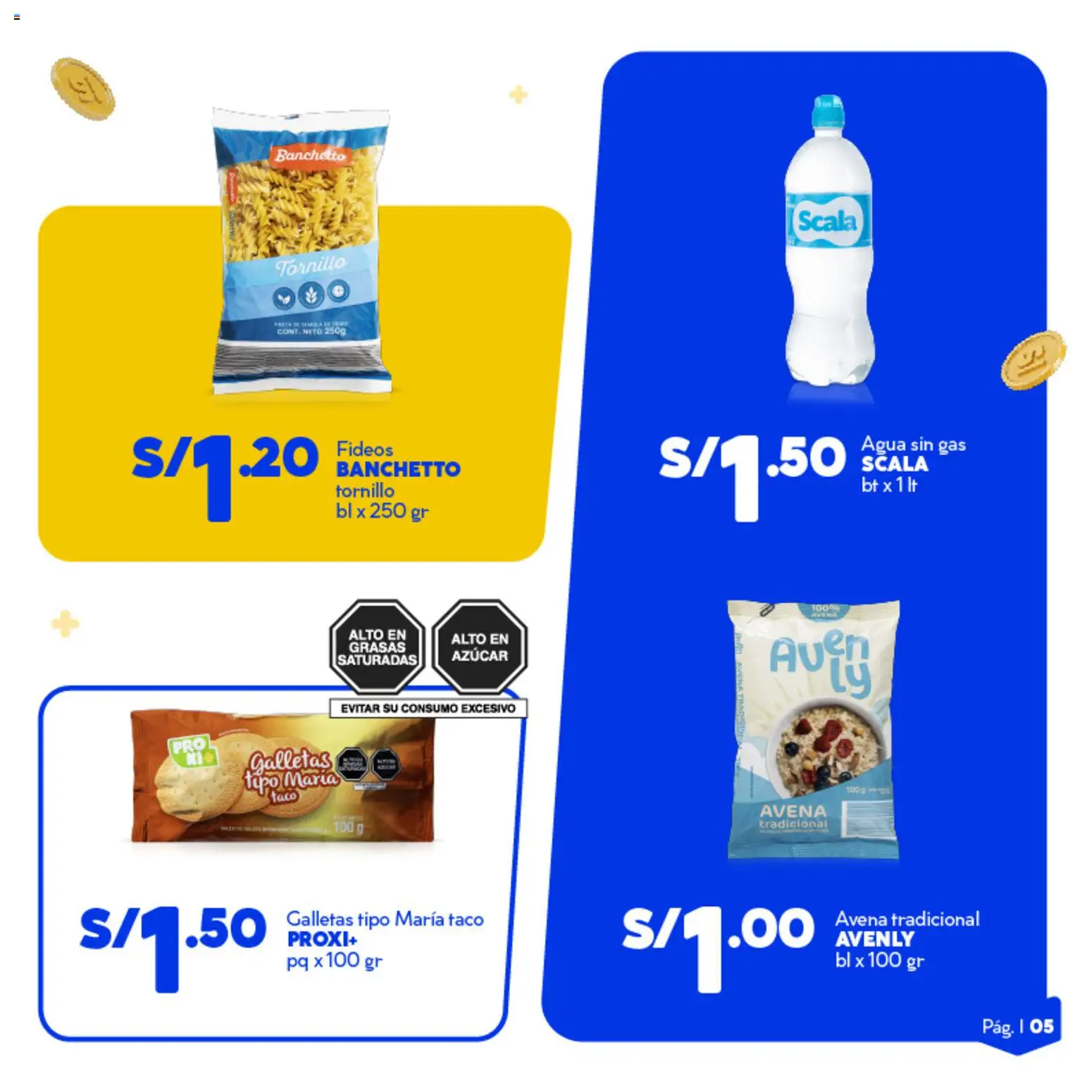 Catálogo Mass válido desde 03.04.2026 | Página: 5 | Productos: Fideos, Galletas, Avena