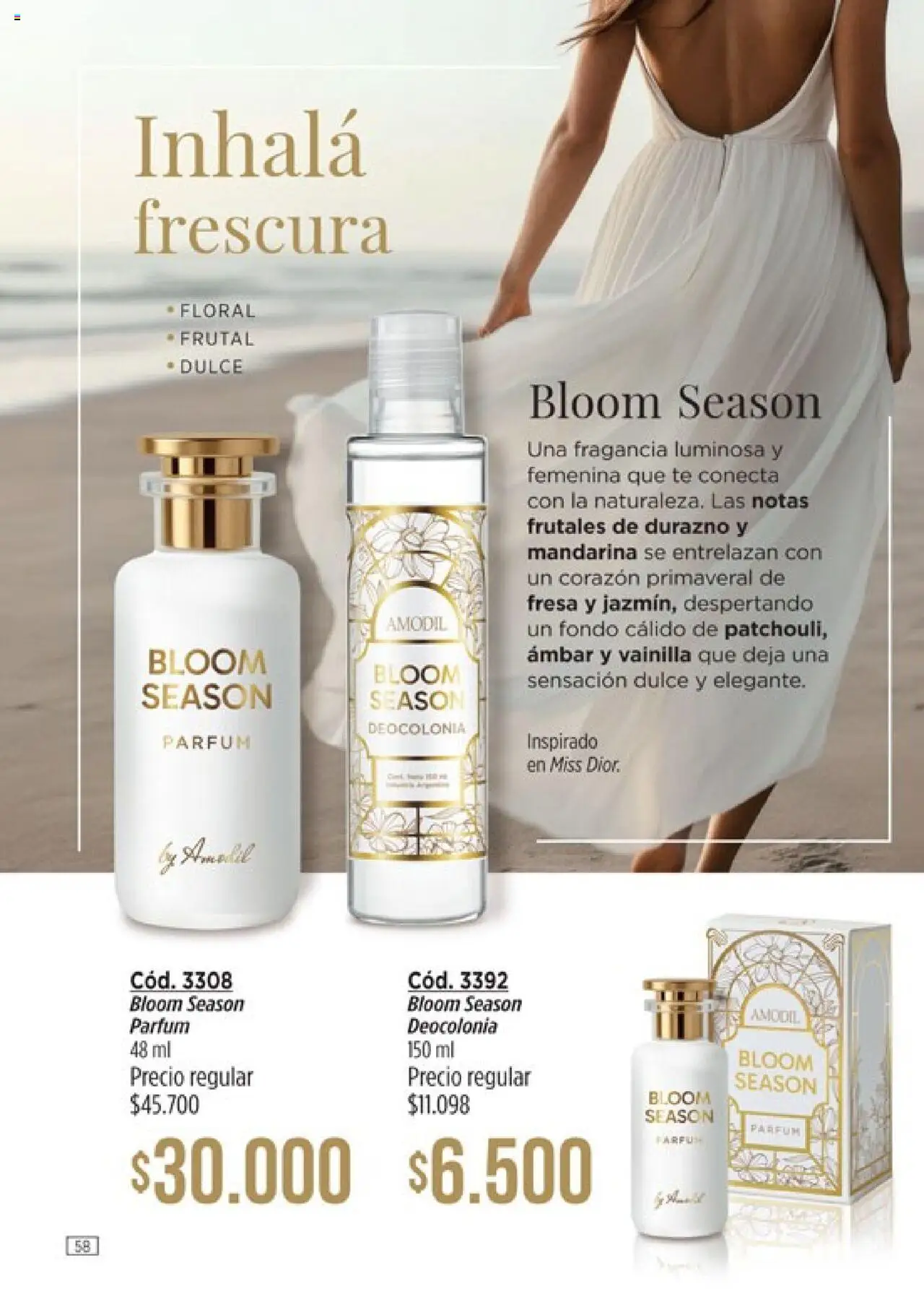 Catálogo Amodil Campaña 16 │ válido desde el 01.10.2025 | Página: 58 | Productos: Durazno, Fragancia, Té