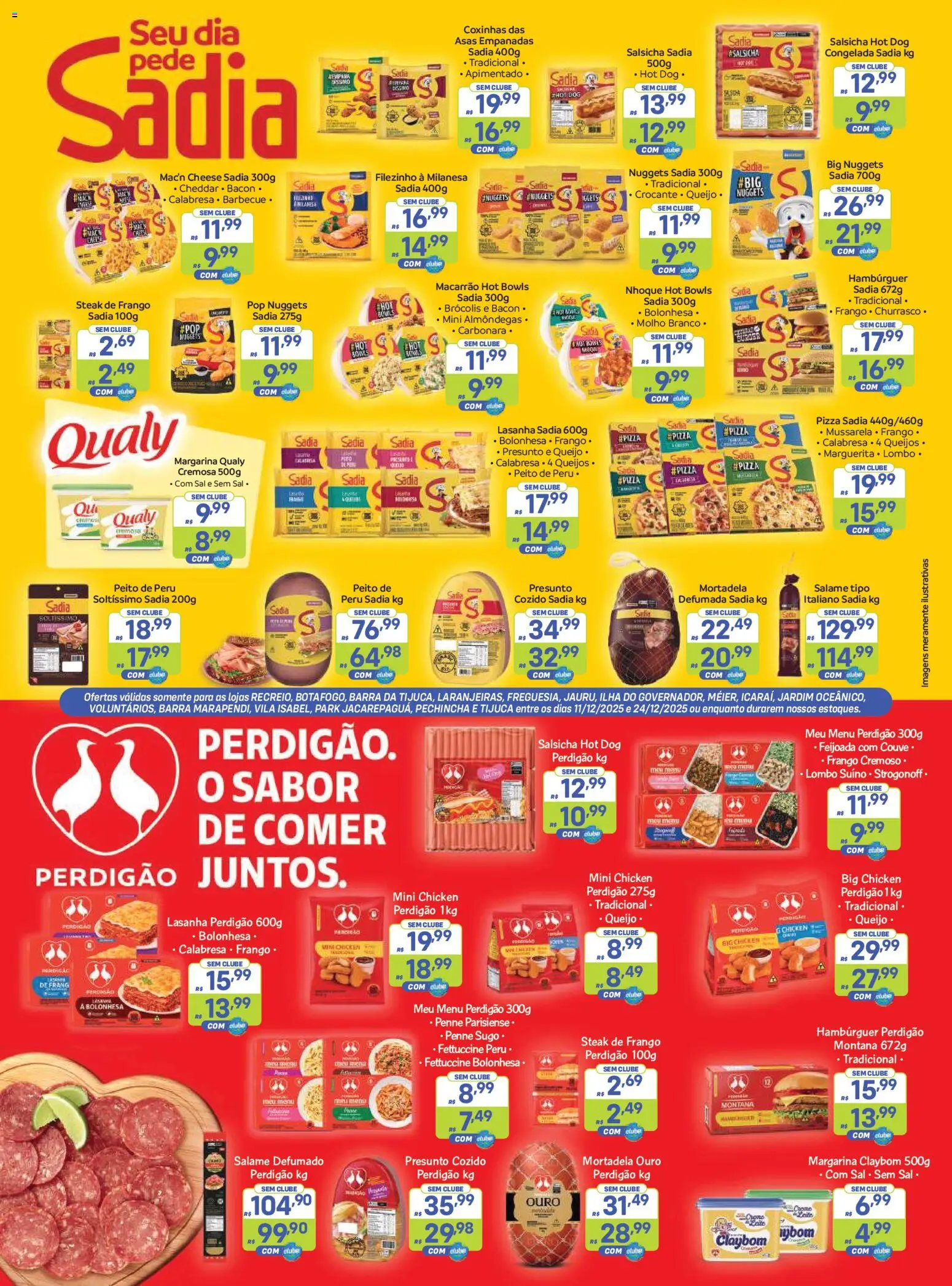 Prezunic Folheto - válido de 11.12.2025 | Página: 12 | Produtos: Salame, Macarrão, Lasanha, Couve