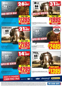 The Good Guys catalogue - valid from 10.09.2025 | Page: 20 | Products: Door, Phone, Tv, Smart tv