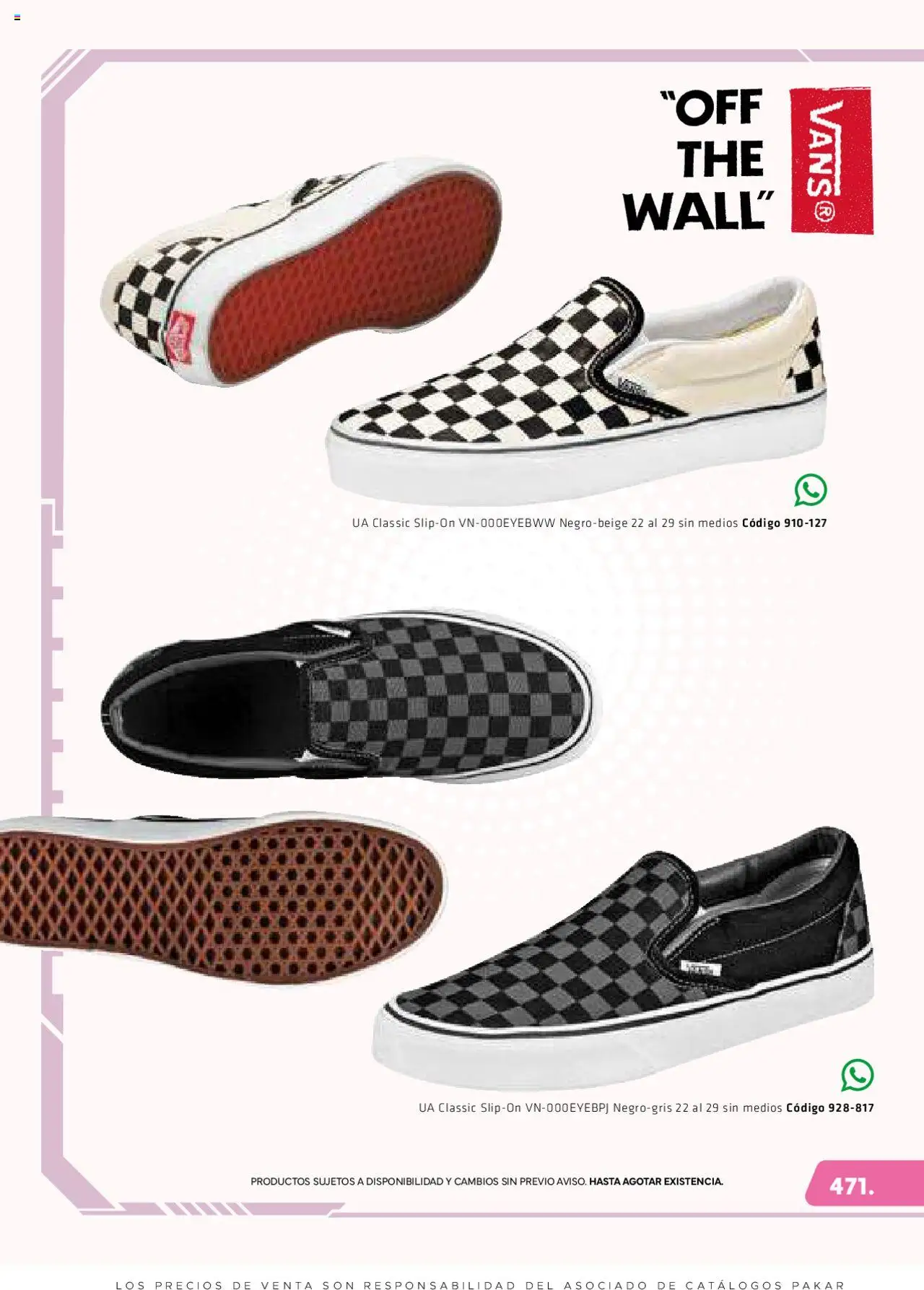 Nuevas ofertas de SC Pakar válidas en toda la República Mexicana desde el 06.03.2025. ¡Encuentra las mejores ofertas en SC Pakar catálogo Women! | Página: 471