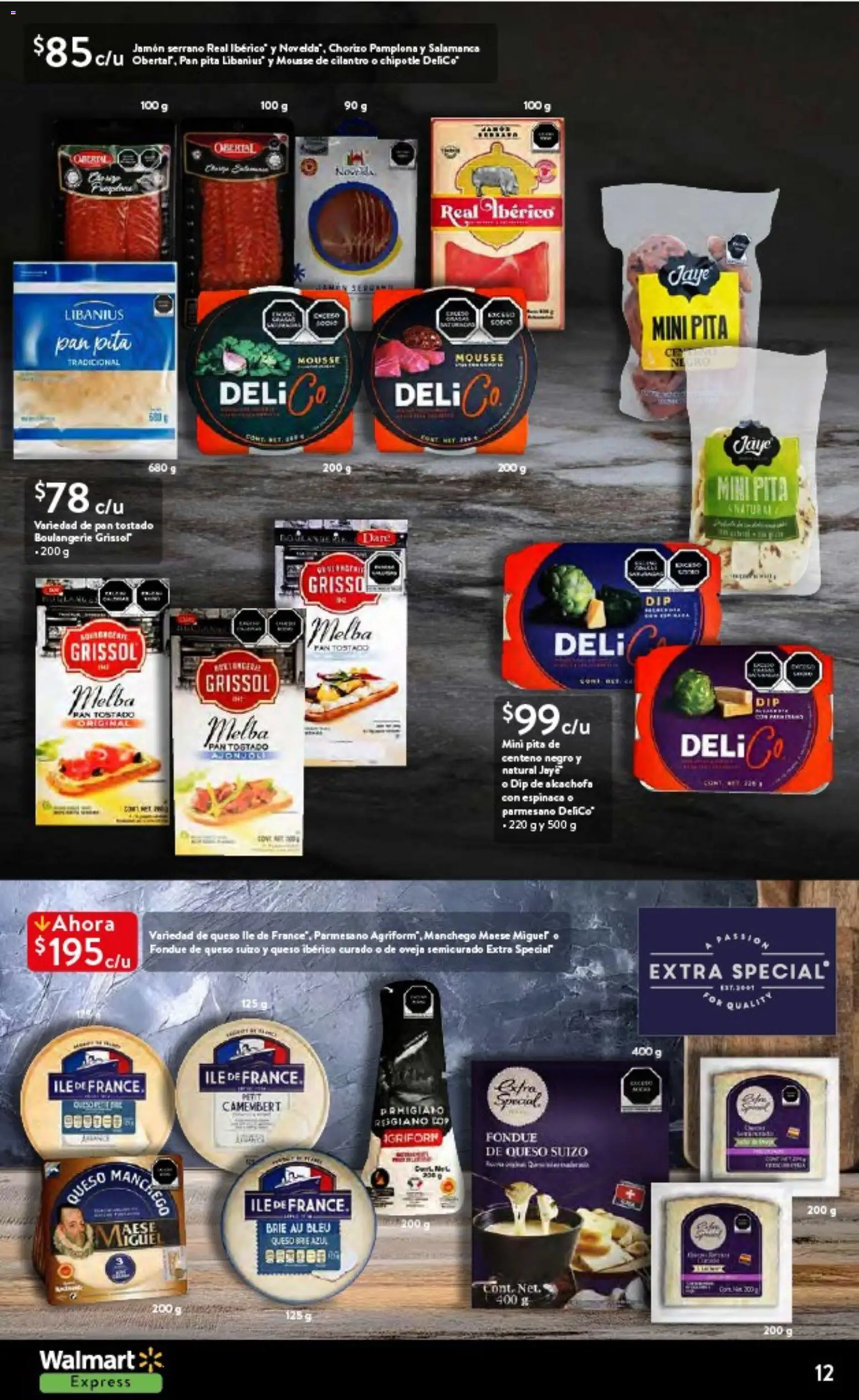 Nuevas ofertas de Walmart Express válidas en toda la República Mexicana desde el 14.10.2025. ¡Encuentra las mejores ofertas en Walmart Express folleto Halloween! | Página: 12 | Productos: Pan, Jamón, Chorizo, Espinaca