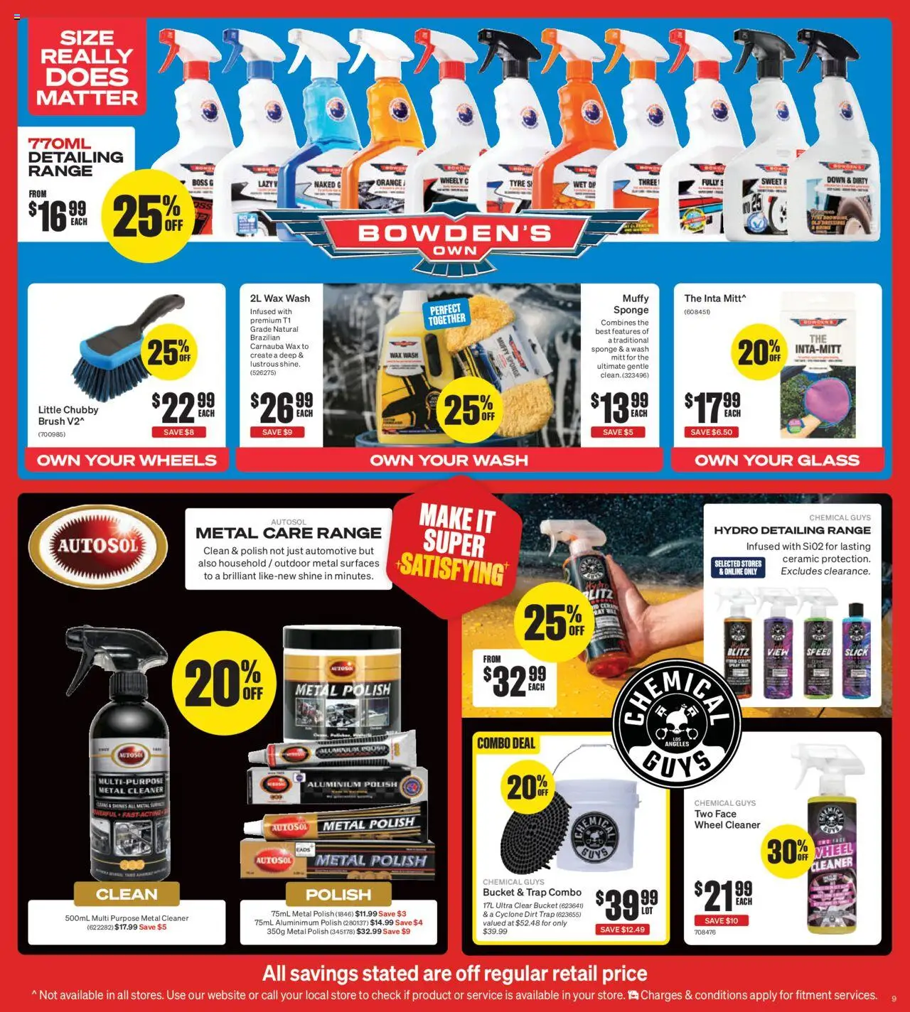 Supercheap Auto catalogue - valid from 10.09.2025 | Page: 8 | Products: Bucket, Brush, Sponge, Multipurpose