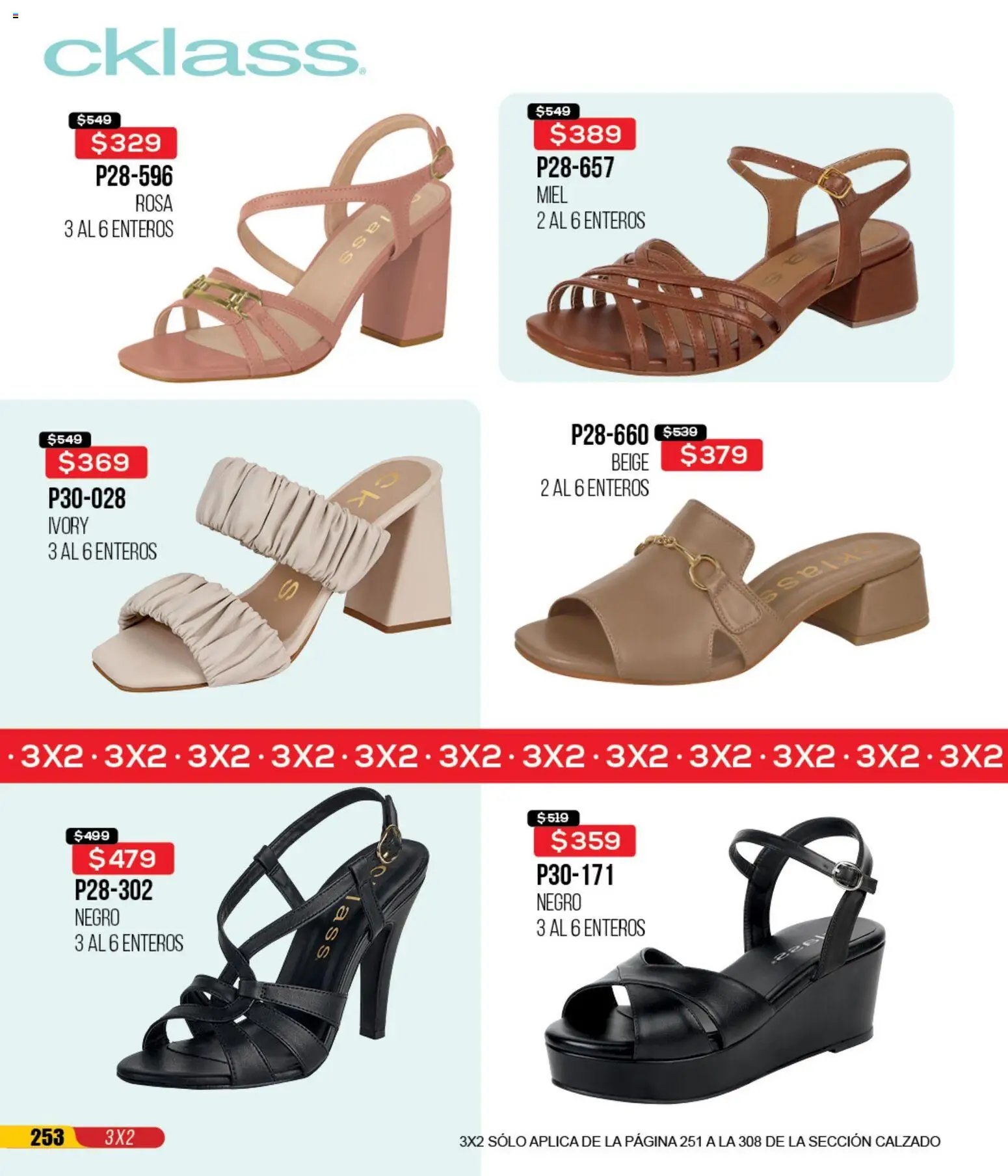 Nuevas ofertas de Cklass válidas en toda la República Mexicana desde el 12.01.2026. ¡Encuentra las mejores ofertas en Cklass catálogo Mega Ofertas Ropa! | Página: 417