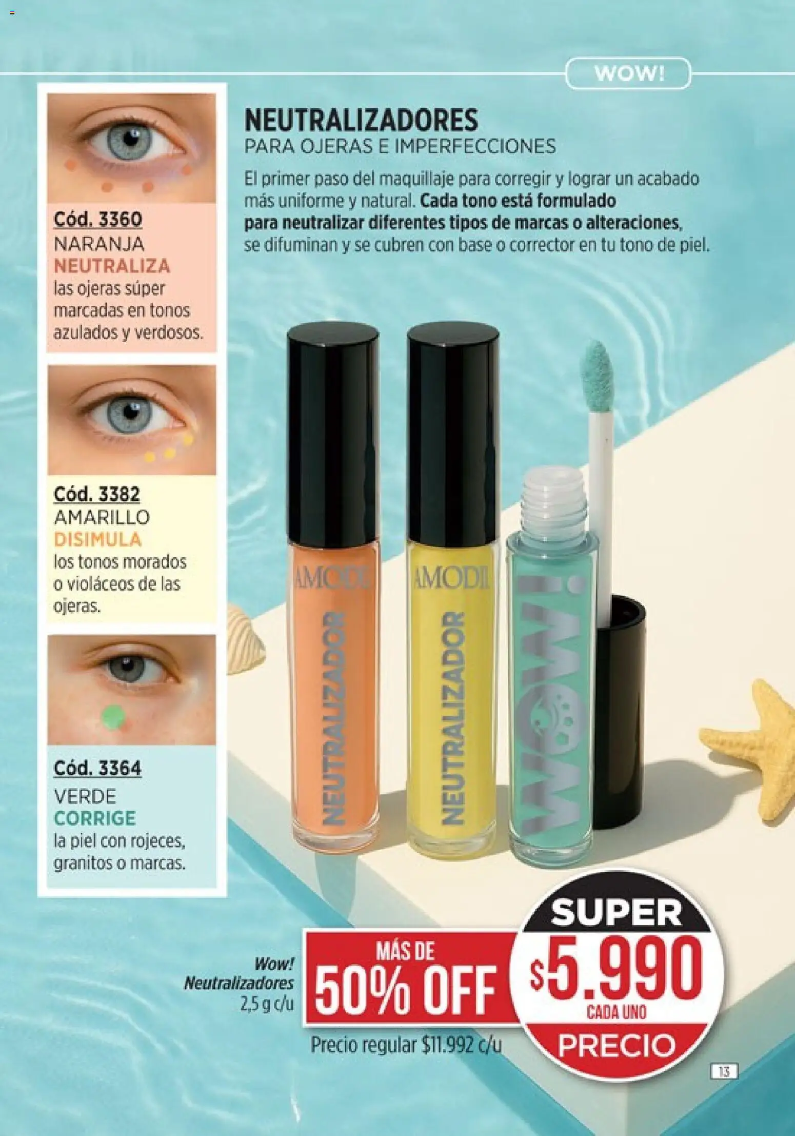 Catálogo Amodil Campaña 1/2026 │ válido desde el 01.01.2026 | Página: 13 | Productos: Maquillaje
