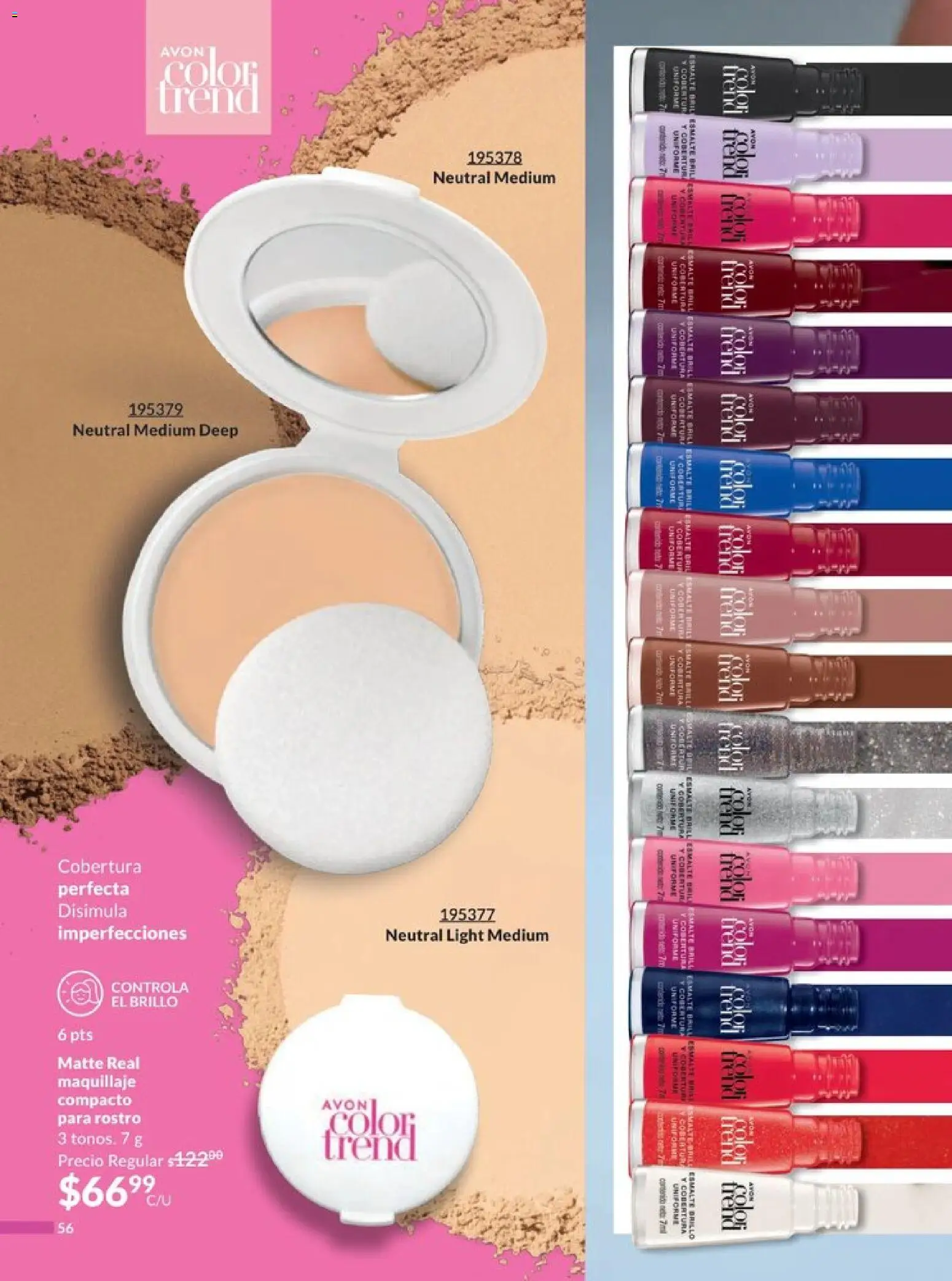 Nuevas ofertas de AVON válidas en toda la República Mexicana desde el 20.12.2025. ¡Encuentra las mejores ofertas en AVON campaña 1 2026! | Página: 61 | Productos: Brillo, Maquillaje