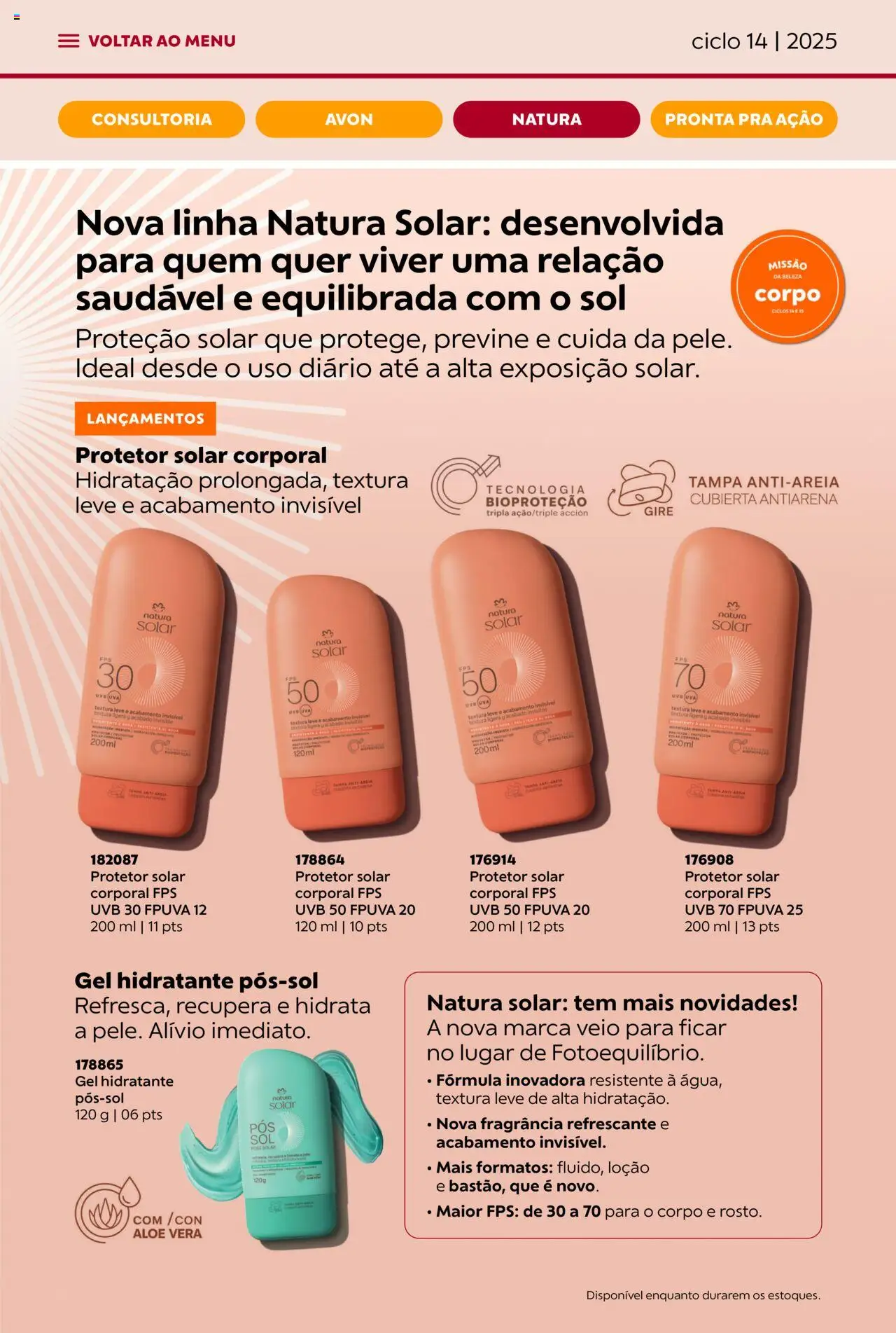 Avon Folheto - válido de 13.08.2025 | Página: 30 | Produtos: Fragrância, Protetor solar
