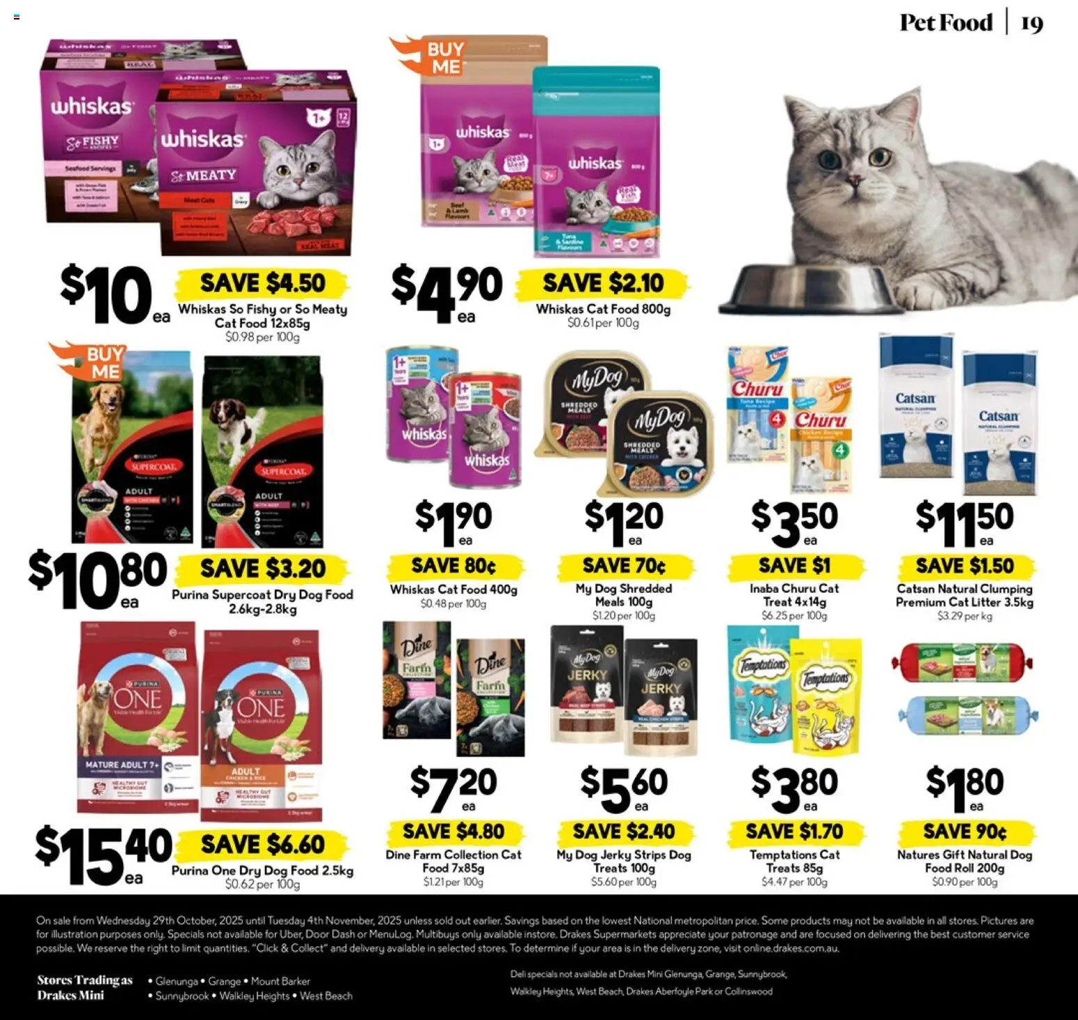 Drakes catalogue - valid from 29.10.2025 | Page: 19 | Products: Door, Meat, Dog food, Seafood