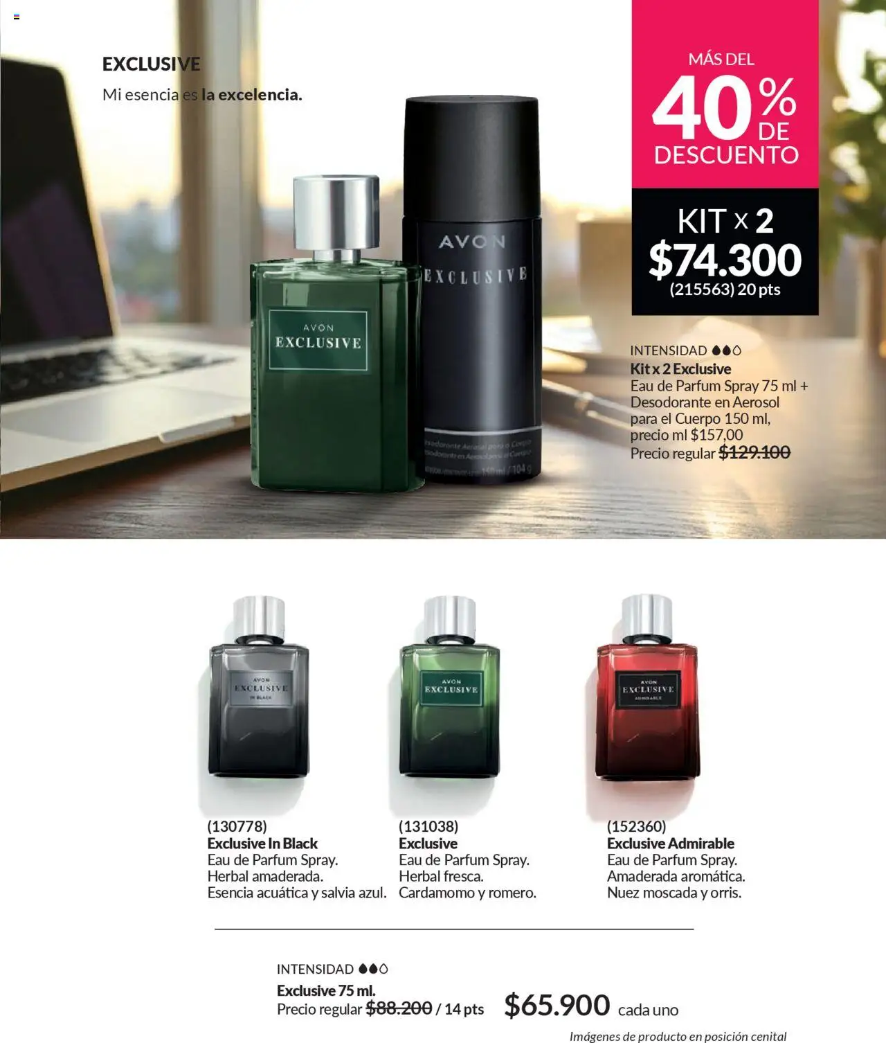 Avon revista - valida desde el 12.09.2025 | Página: 73 | Productos: Desodorante, Nuez