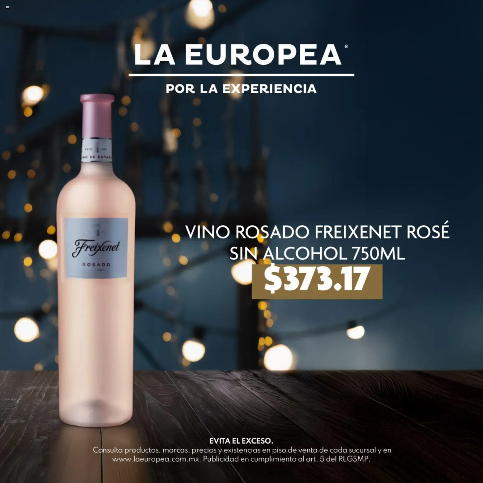 Nuevas ofertas de La Europea válidas en toda la República Mexicana desde el 08.12.2025. ¡Encuentra las mejores ofertas en La Europea catálogo Por los brindis sin alcohol! | Página: 5 | Productos: Vino