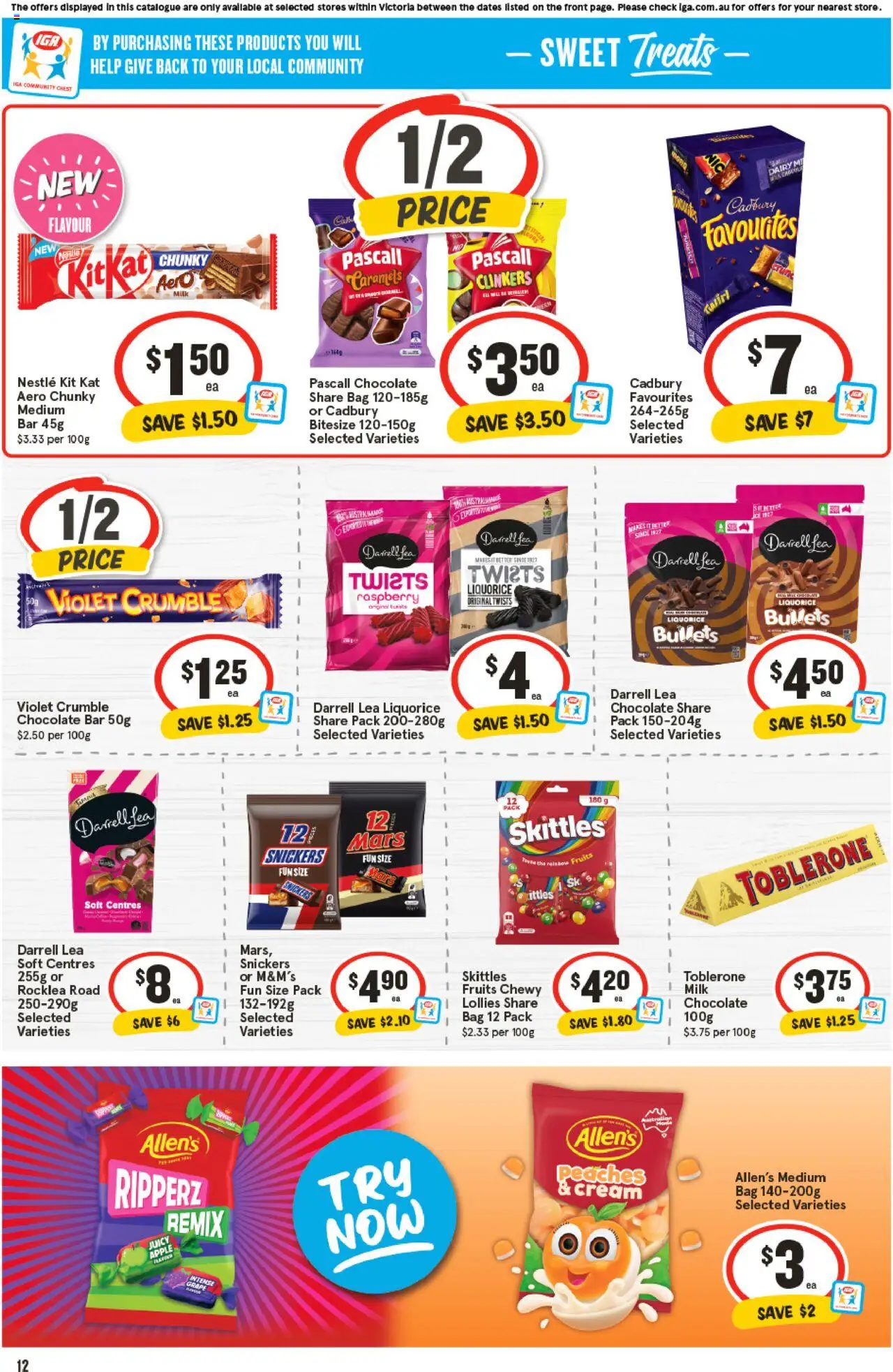 IGA catalogue - valid from 20.08.2025 | Page: 8 | Products: Bread, Muffins, Tortillas, Oven